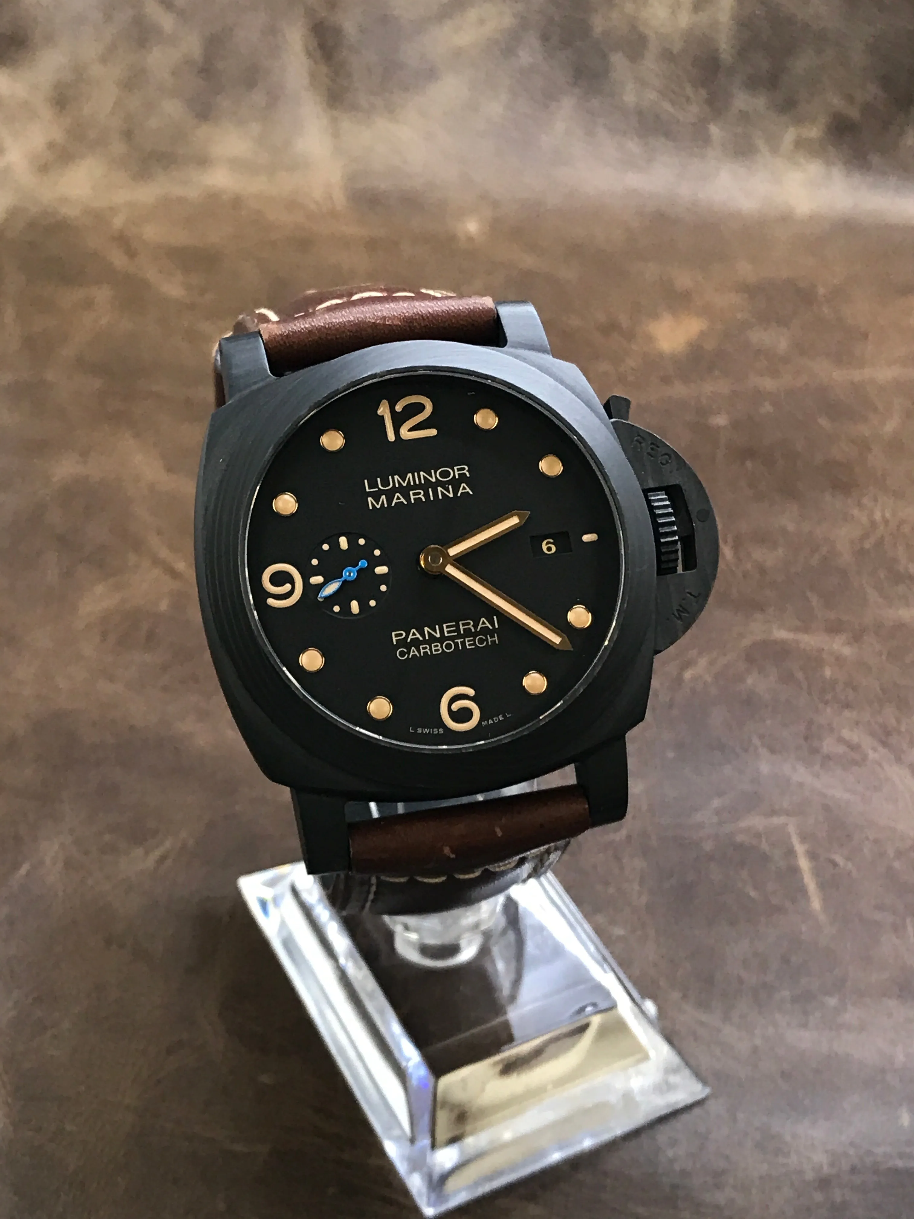 Panerai Luminor 1950 PAM00661 Black Dial Automatic Men's Watch
