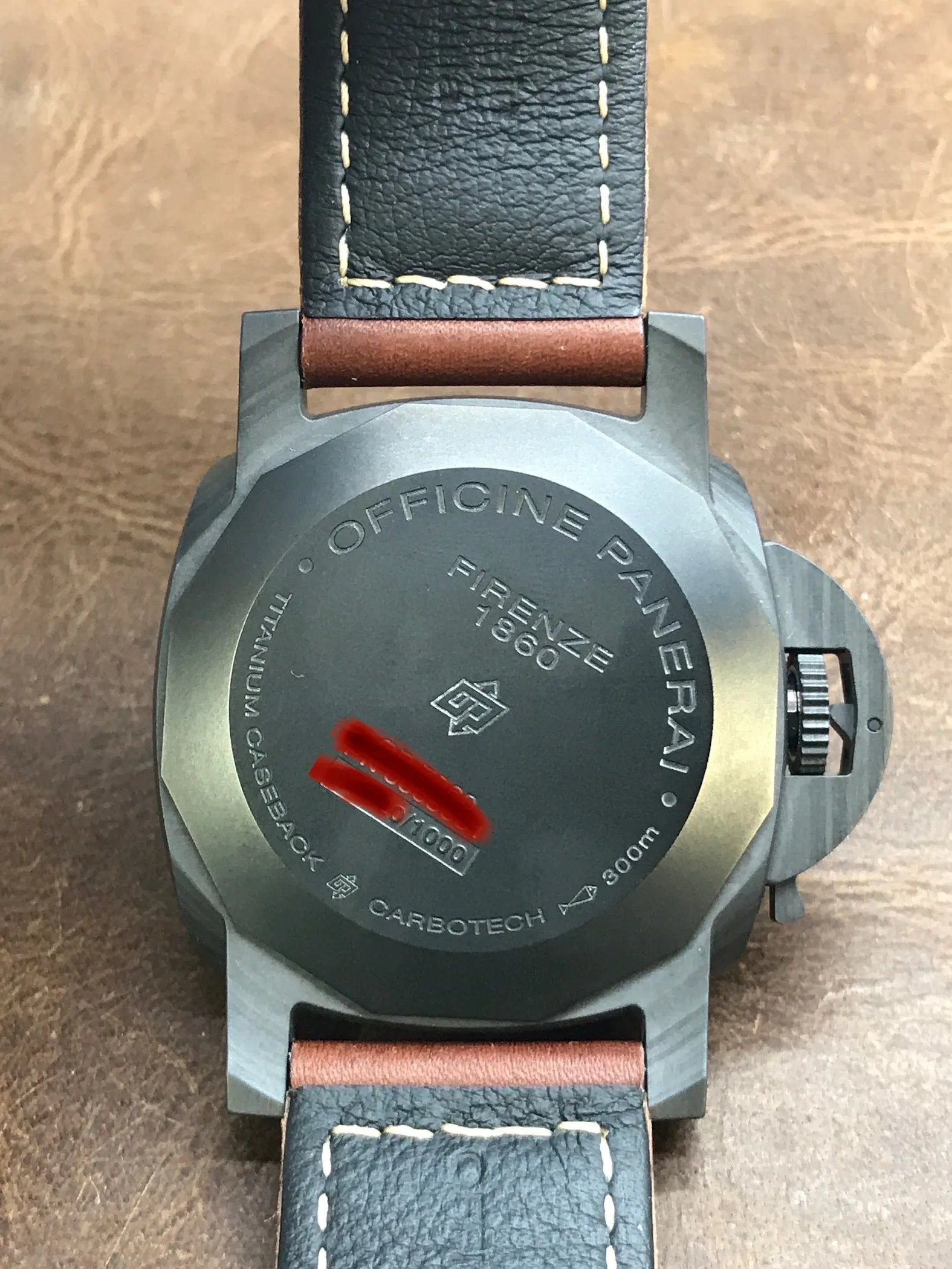Panerai Luminor 1950 PAM00661 Black Dial Automatic Men's Watch