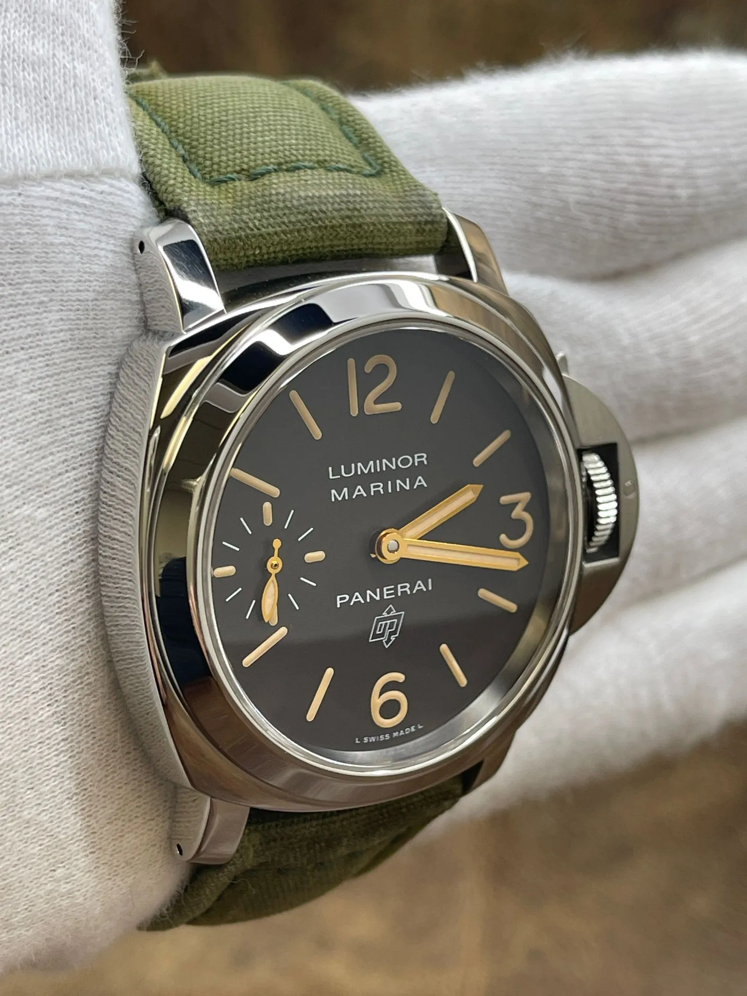 Panerai Luminor Marina PAM00632 Black Dial Manual Wind Men's Watch