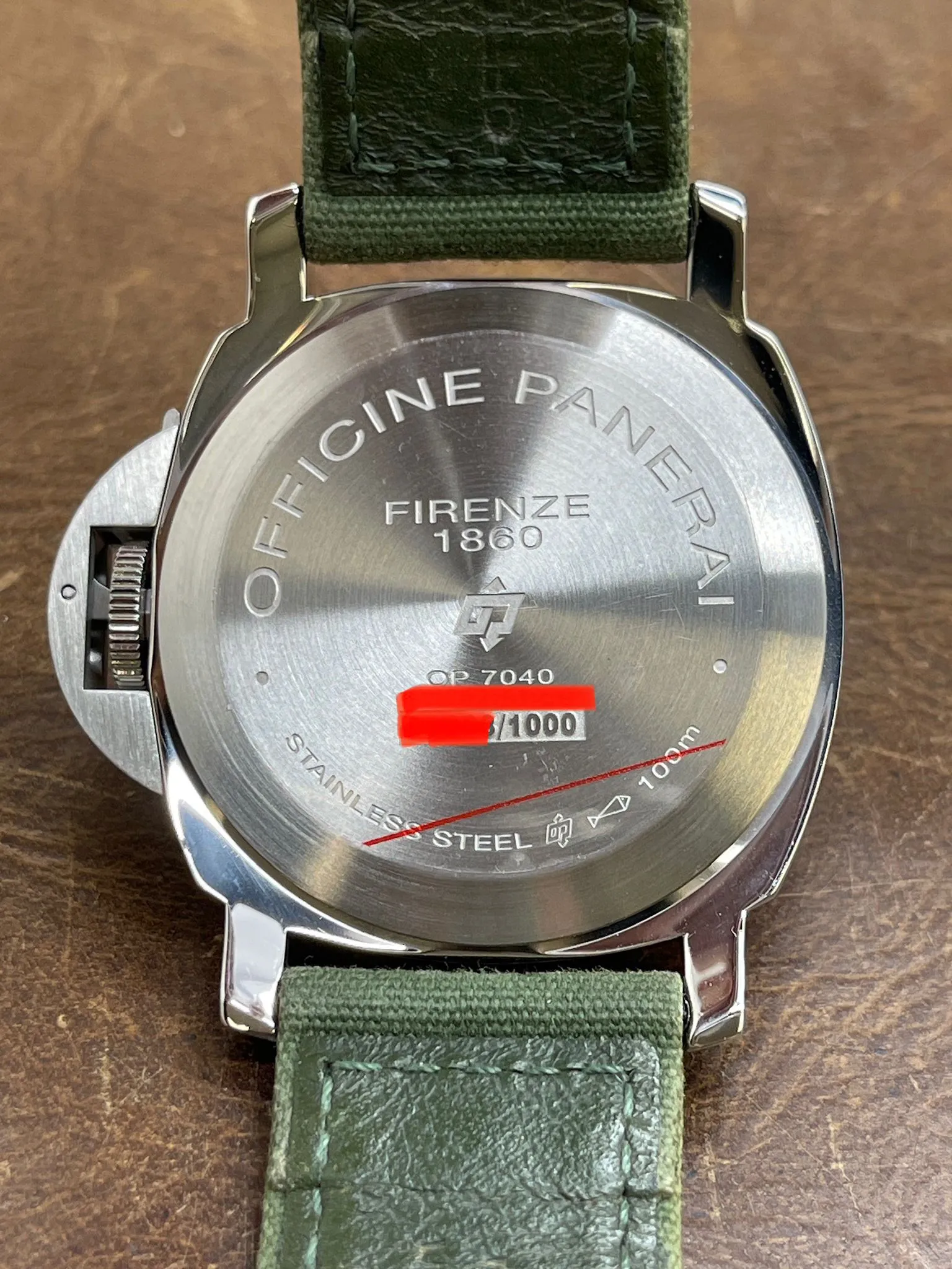 Panerai Luminor Marina PAM00632 Black Dial Manual Wind Men's Watch