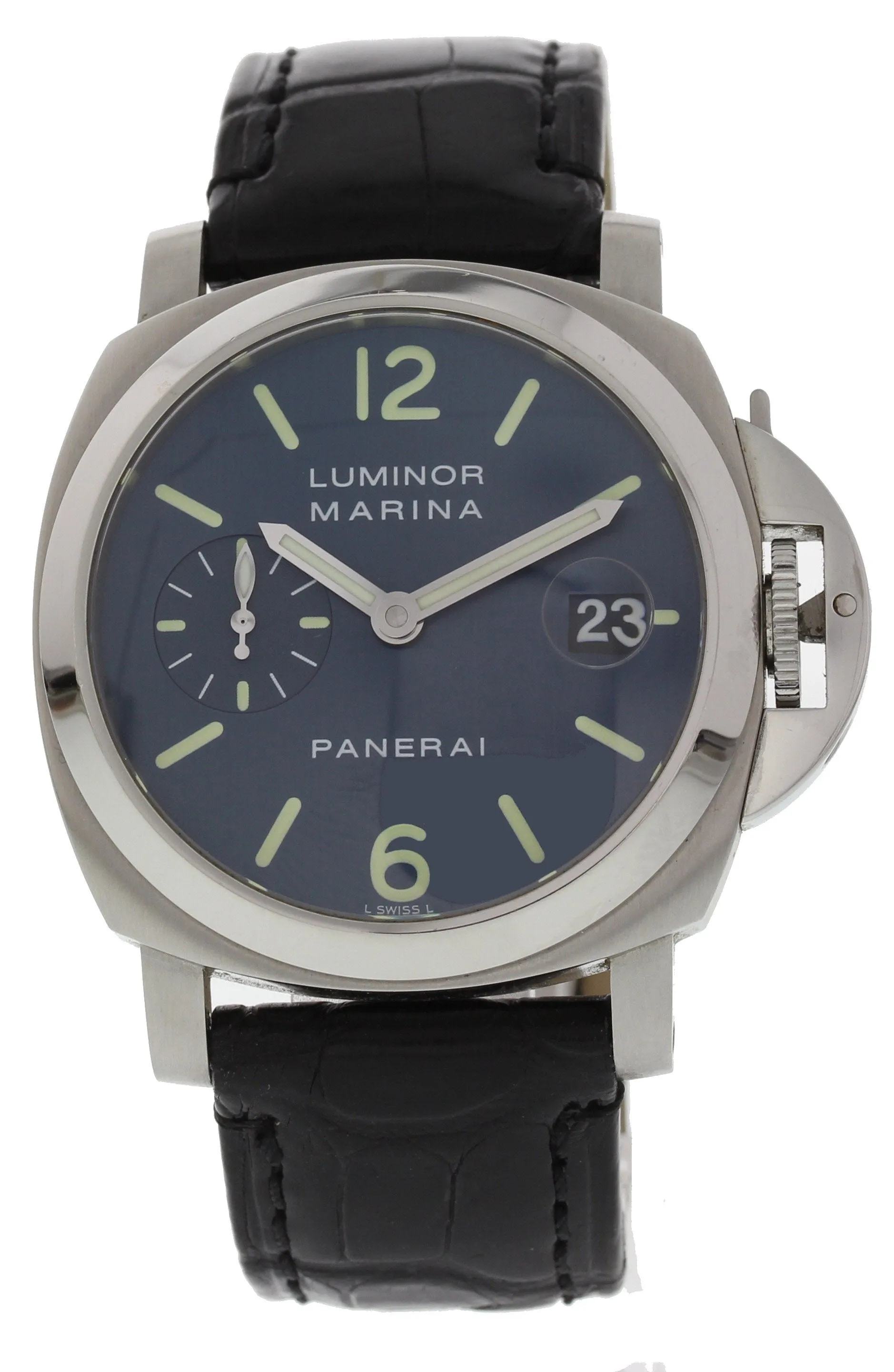 Panerai Luminor Marina Pam70 Blue Dial Box & Papers