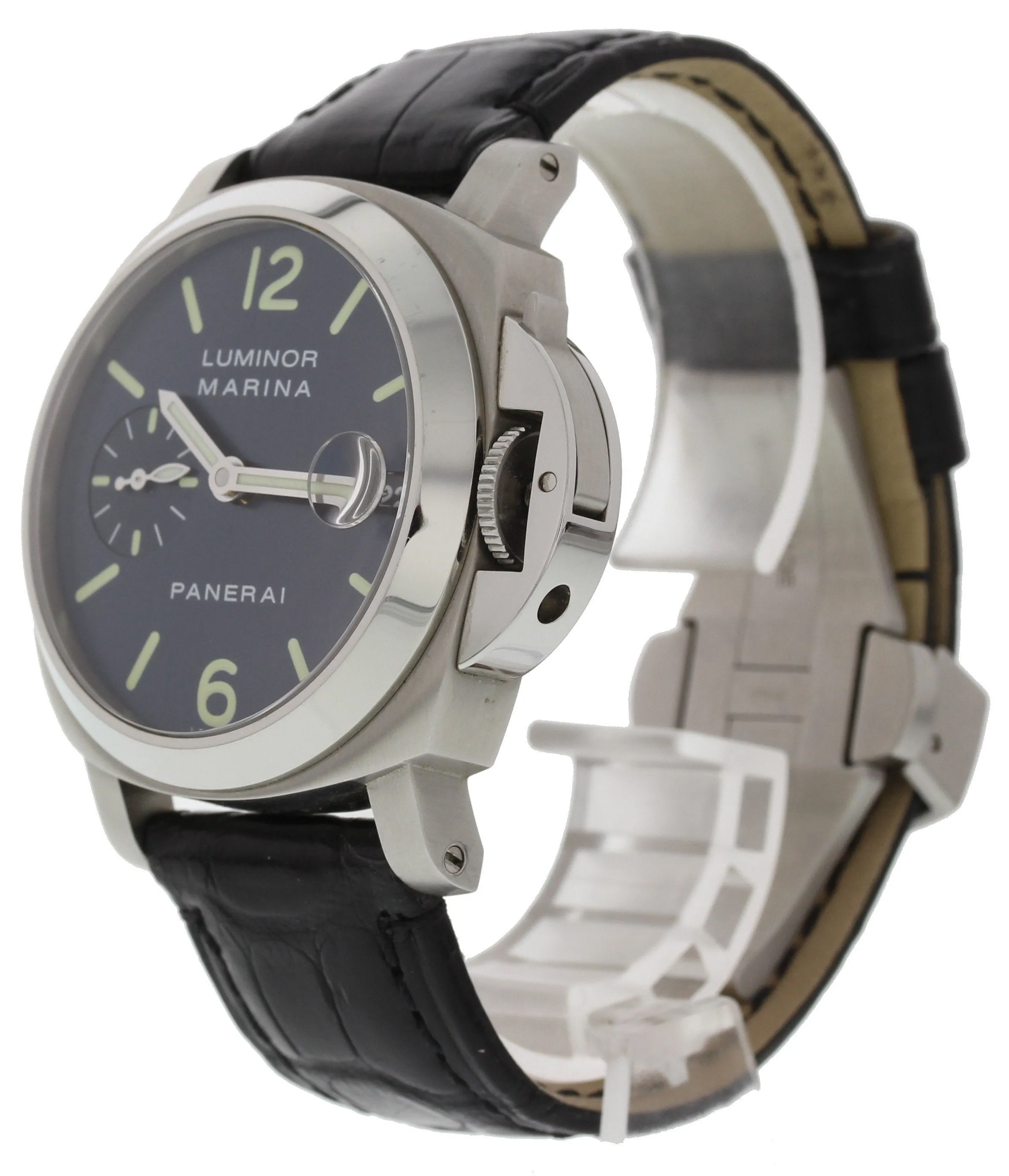 Panerai Luminor Marina Pam70 Blue Dial Box & Papers