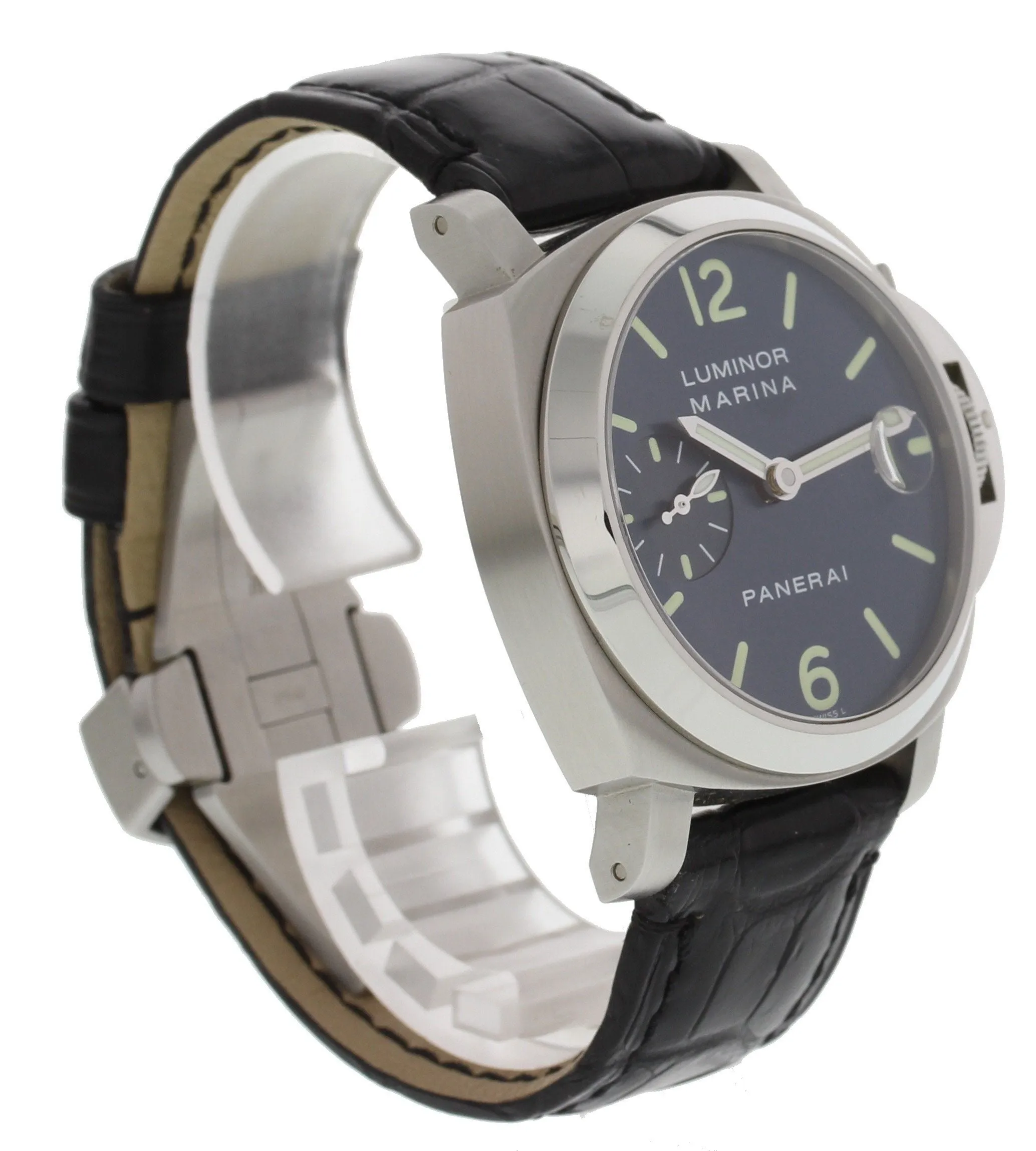 Panerai Luminor Marina Pam70 Blue Dial Box & Papers