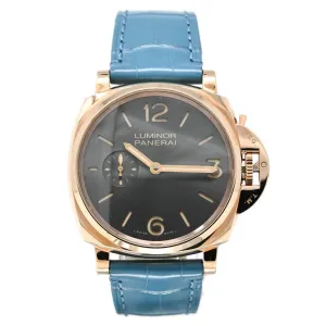 Panerai Men's Luminor Due Goldtech 42mm Anthracite Dial Watch Reference #: PAM00677