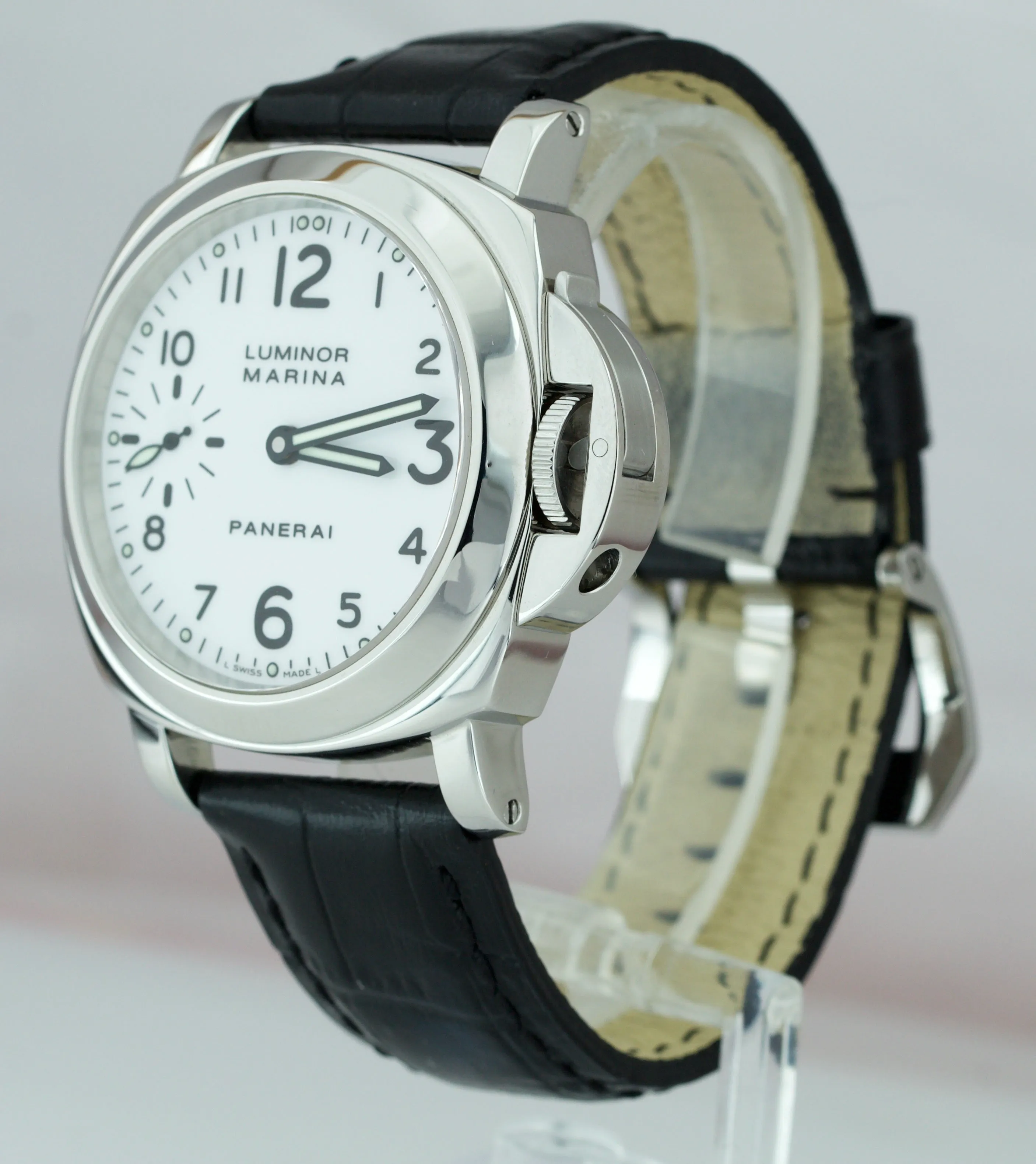 Panerai PAM 003 Luminor Marina White Stainless Steel 44mm Watch PAM00003