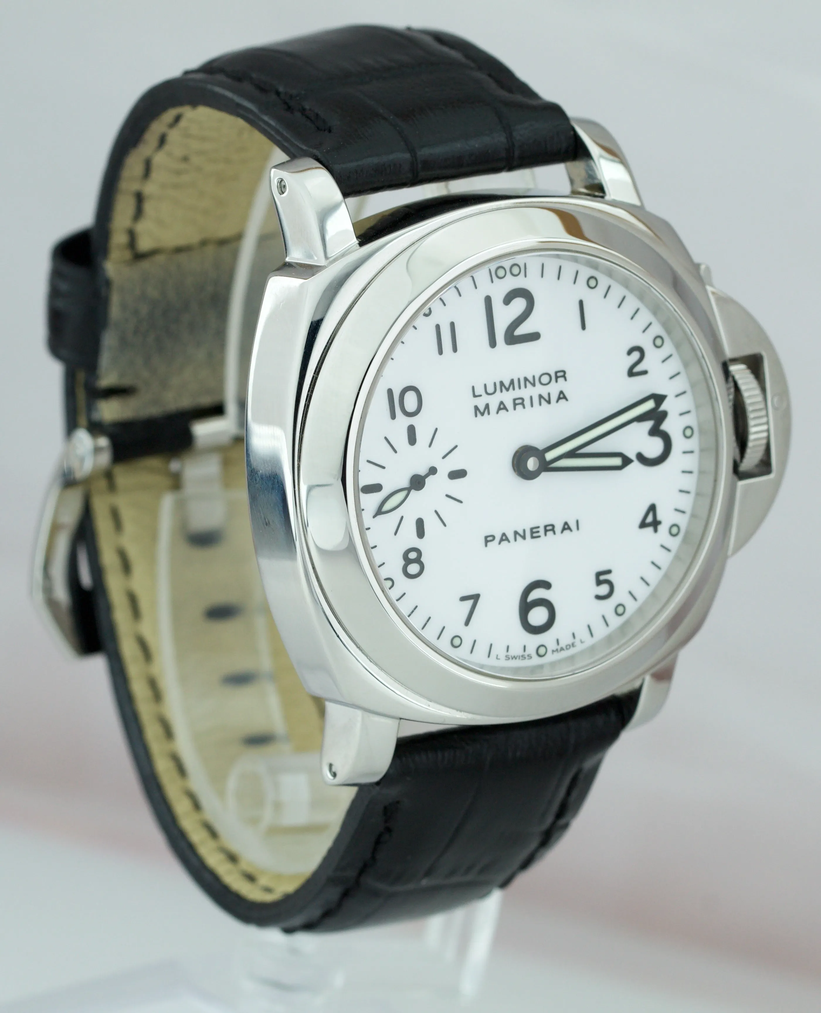Panerai PAM 003 Luminor Marina White Stainless Steel 44mm Watch PAM00003