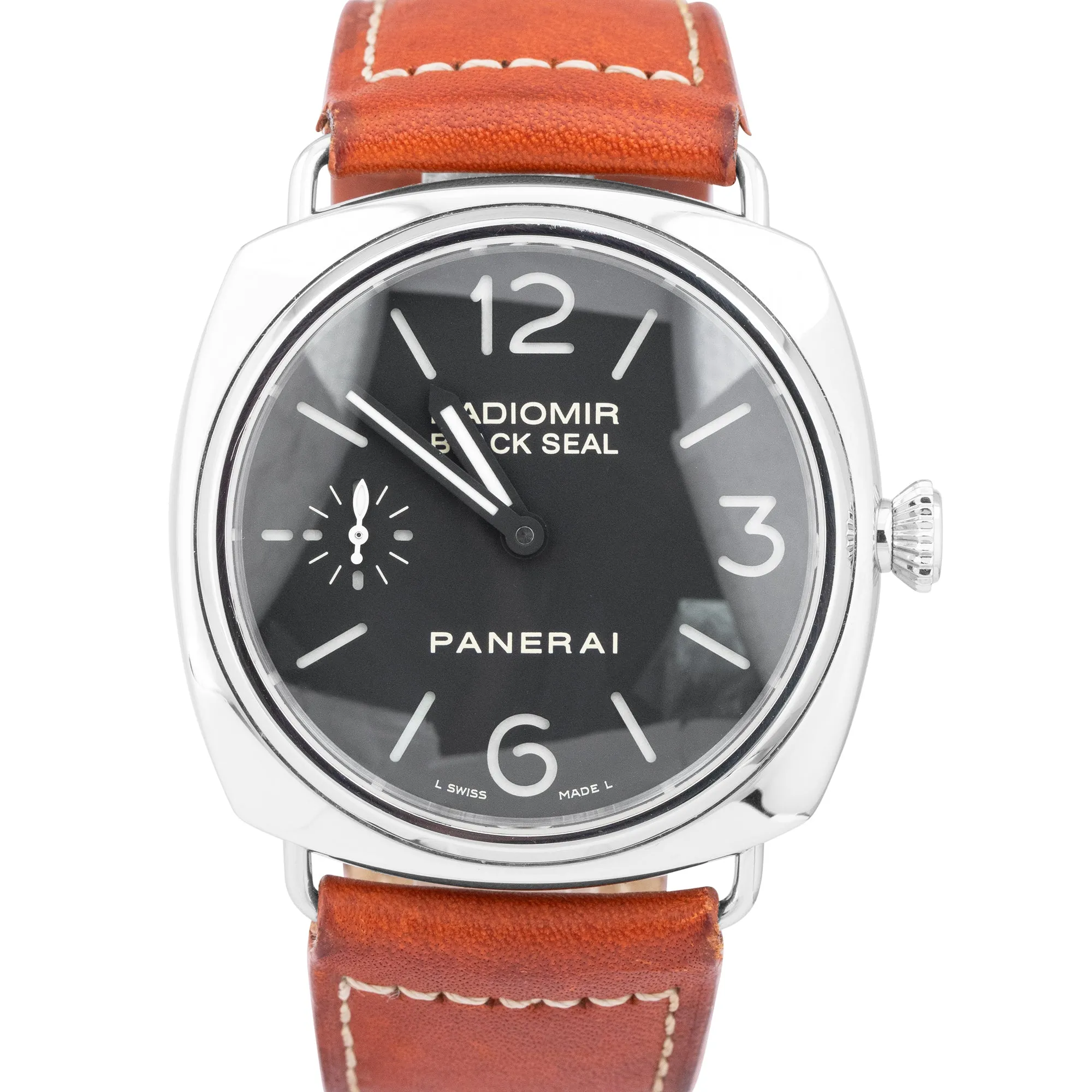 Panerai Radiomir Black Seal PAM 183 Stainless Steel Manual 45mm Watch PAM00183