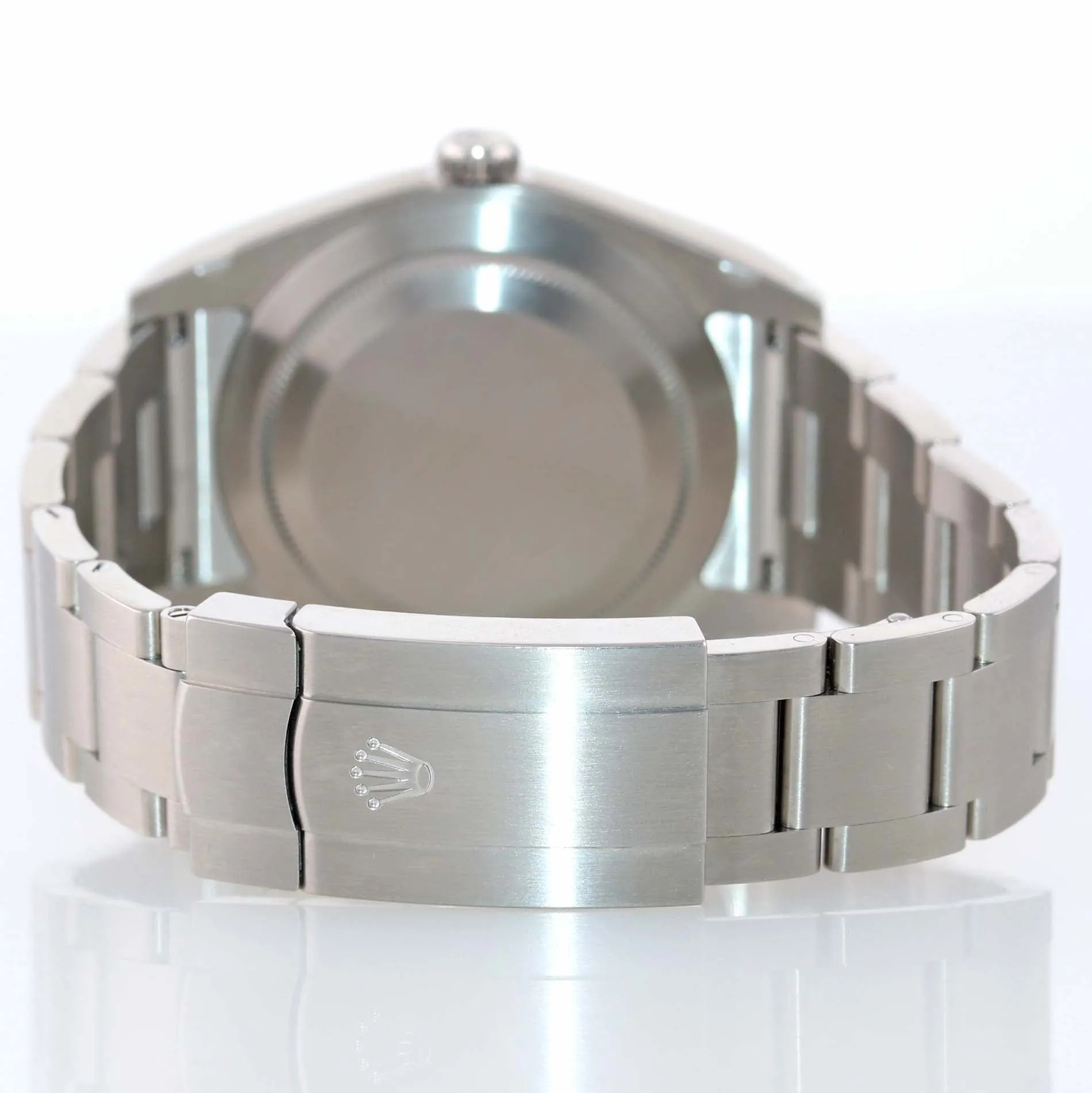 PAPERS 2018 Rolex Oyster Perpetual 39mm Rhodium & Blue Steel 114300 Watch Box