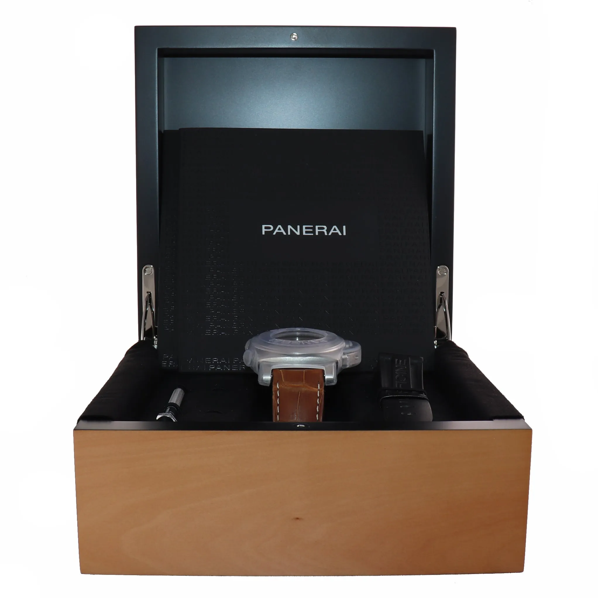 PAPERS Panerai Luminor Marina PAM01312 3 Days 1950 44 Steel Date PAM 1312 Watch