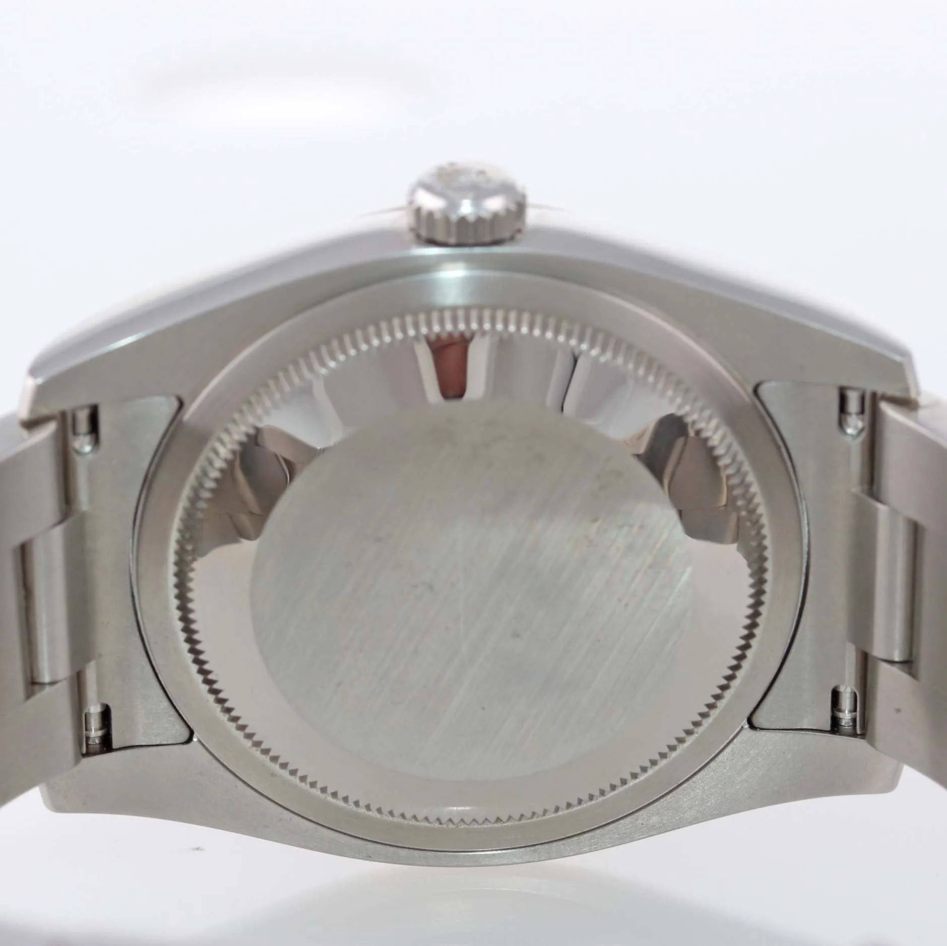 PAPERS Rolex DateJust 18k Gold Steel White Roman Dial 36mm Oyster 116234 Watch