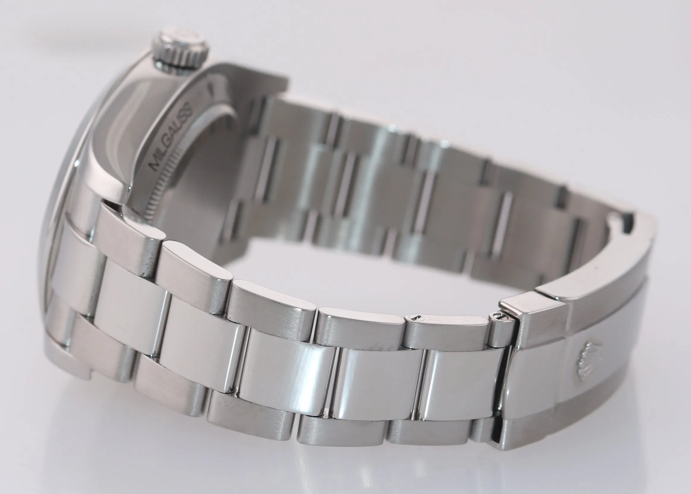 PAPERS Rolex Milgauss 116400 White Orange 40mm Steel Anti-Magnetic Watch Box