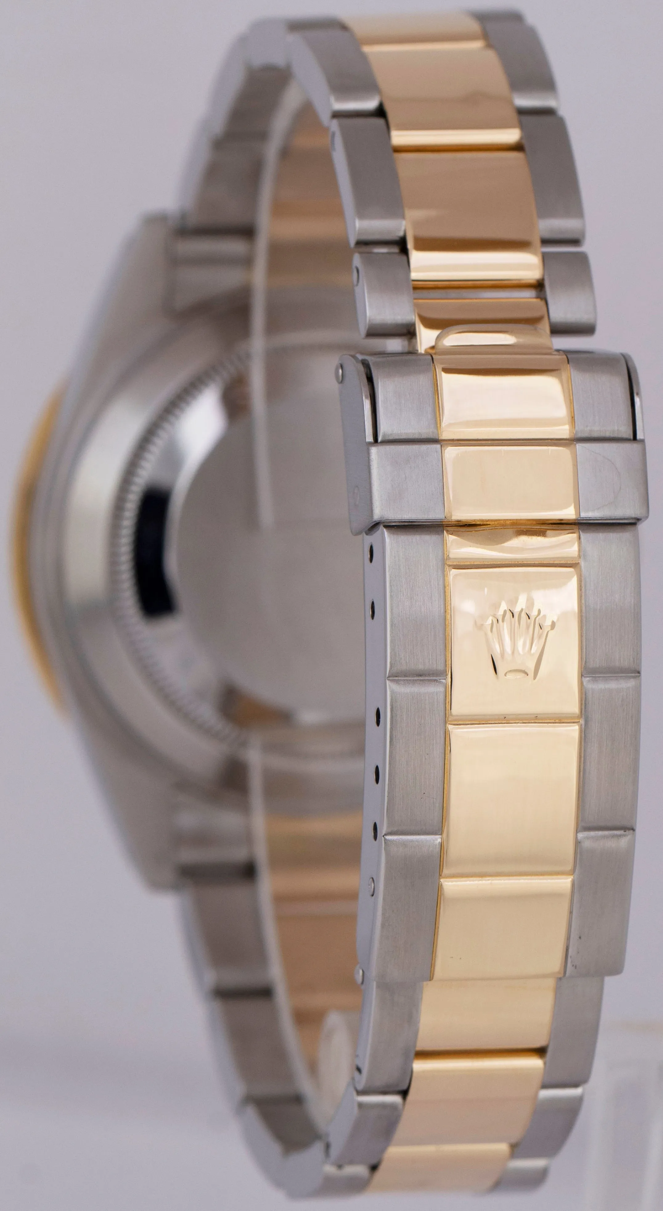 PAPERS Rolex Submariner Date 40mm Blue Two-Tone Gold Buckle Watch 16613 LB B P