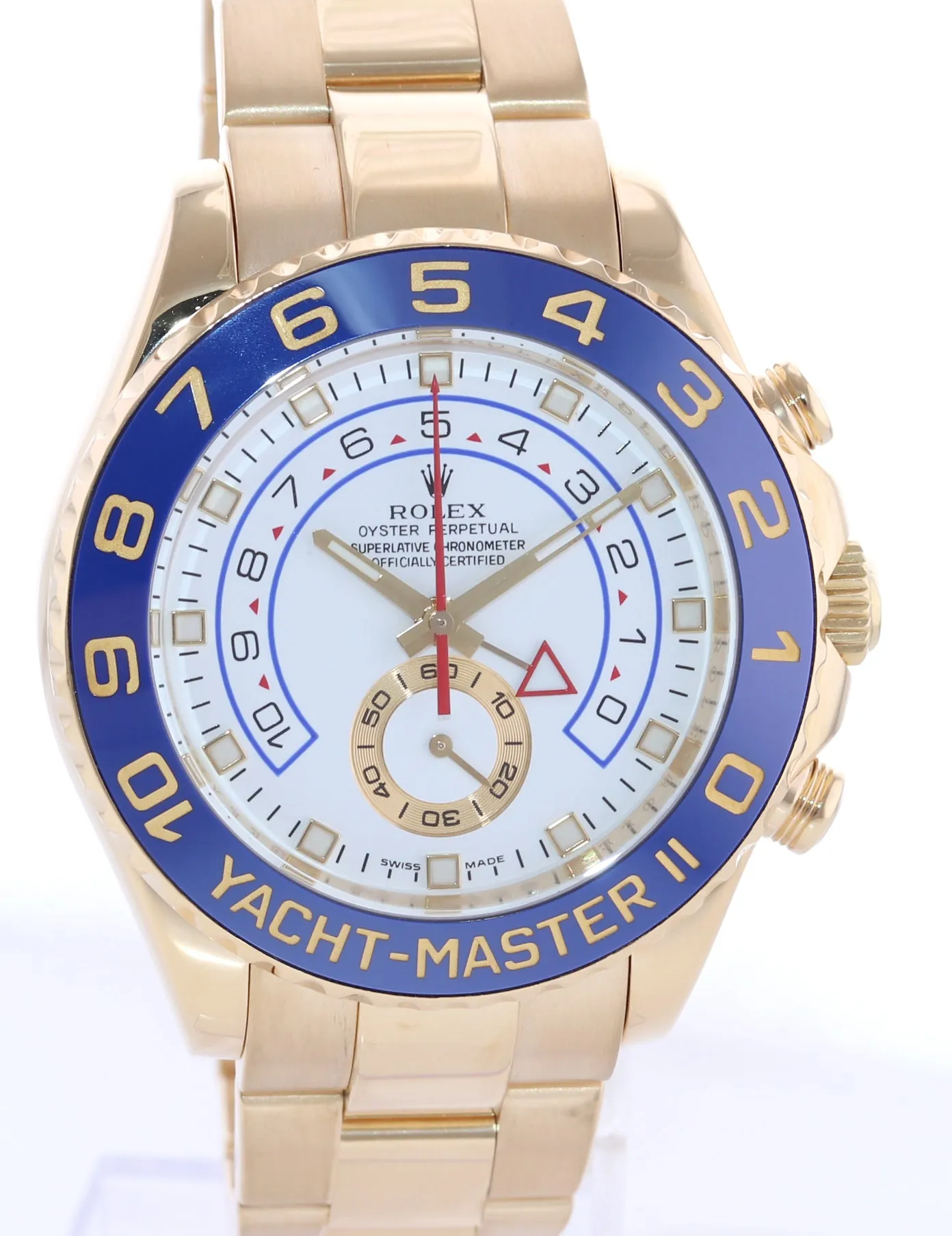 PAPERS Rolex Yacht-Master 2 Yellow Gold 116688 44mm Regatta Watch Box