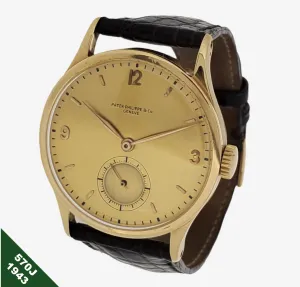 Patek Philippe 570J Vintage Oversized Calatrava Watch 35.5 mm,  Circa 1943