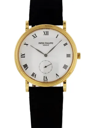 Patek Philippe Calatrava 18k 3919 Men's Watch