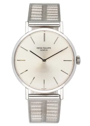 Patek Philippe Calatrava  3537 Silver Dial Mens Watch