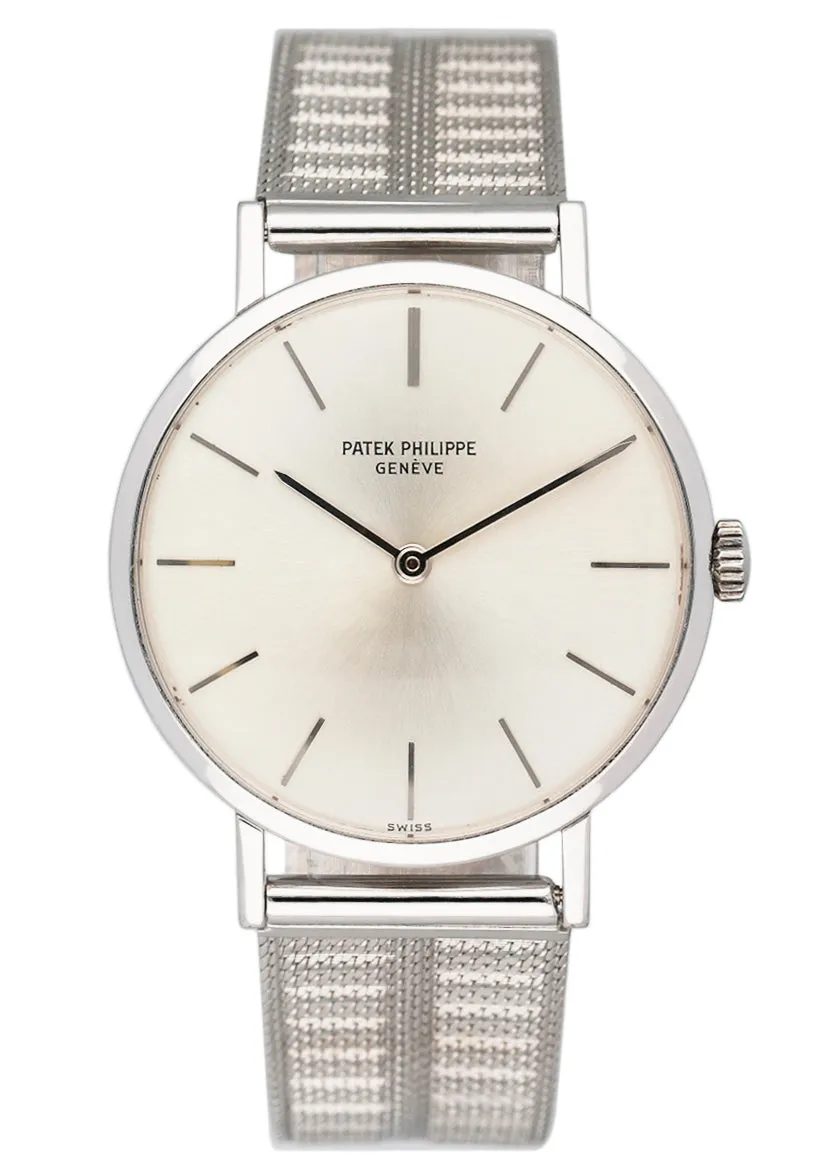 Patek Philippe Calatrava  3537 Silver Dial Mens Watch