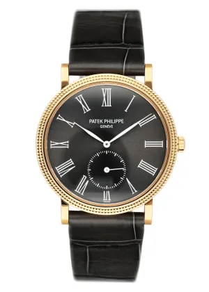Patek Philippe Calatrava 3919J Gray Dial Mens Watch