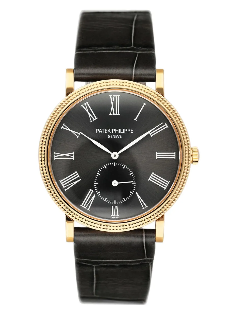 Patek Philippe Calatrava 3919J Gray Dial Mens Watch