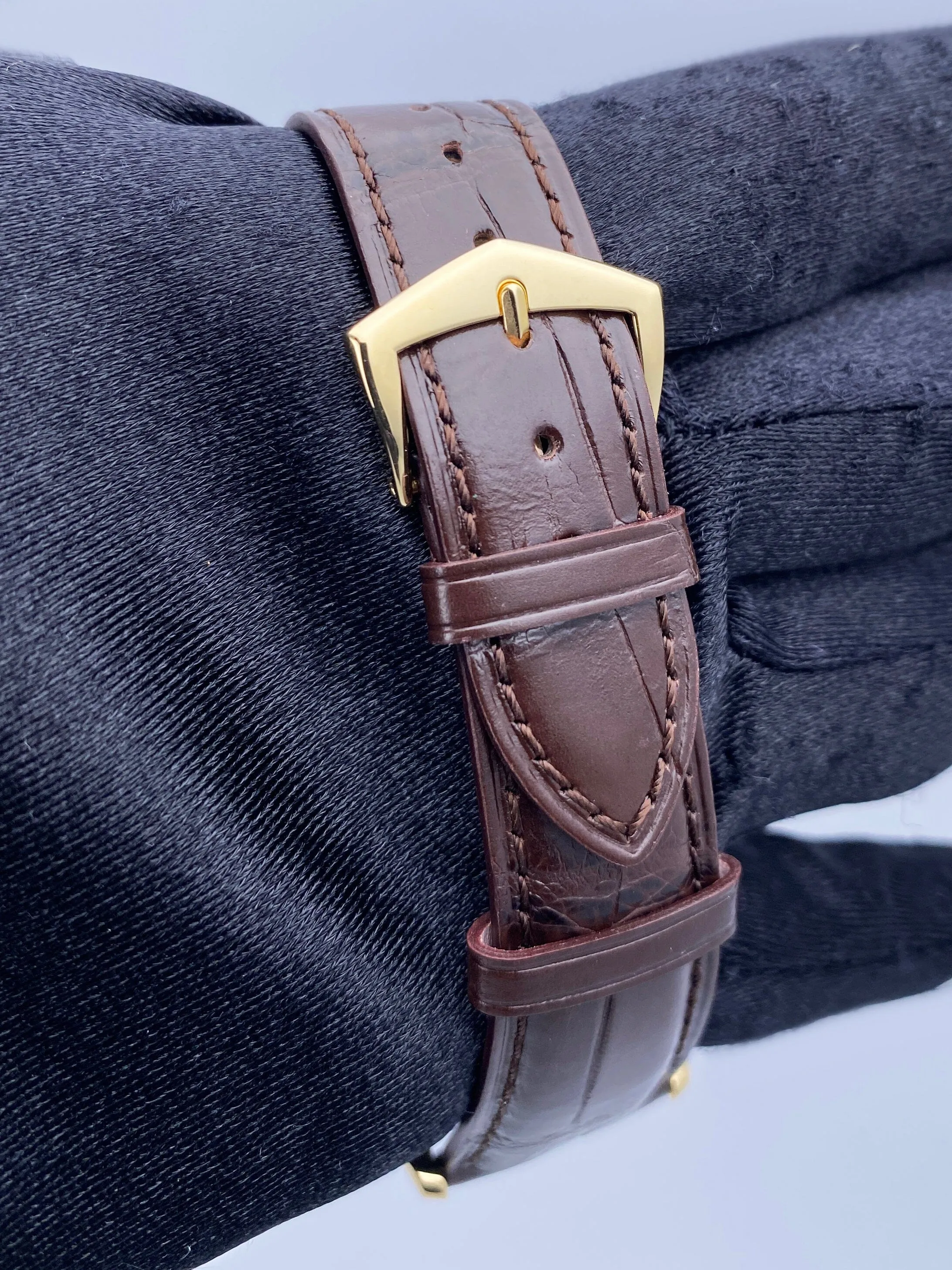 Patek Philippe Calatrava 5196J Tiffany Dial 18K Yellow Gold Mens Watch