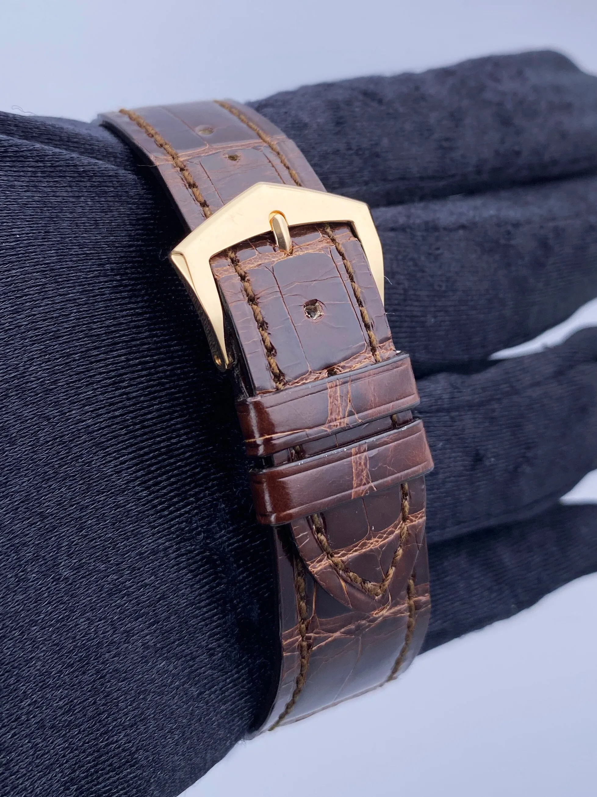 Patek Philippe Calatrava 5196R 18K Rose Gold Mens Watch With Papers