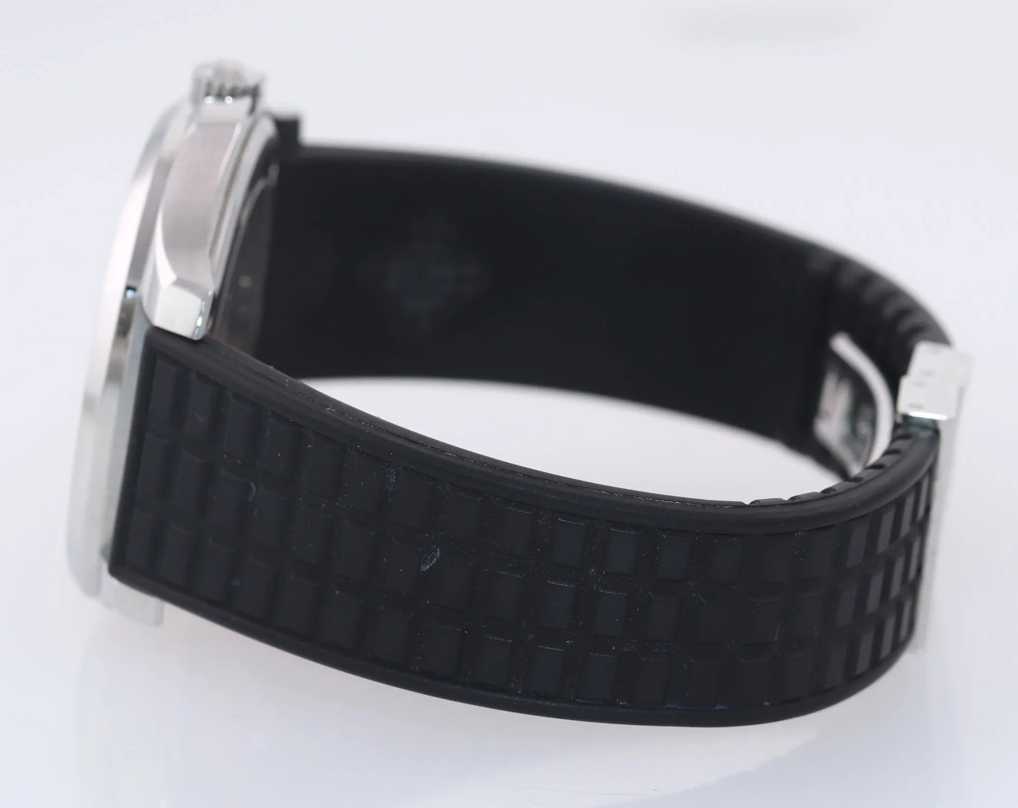 Patek Philippe Steel Aquanaut Black Rubber Tropical JUMBO 5065 38mm Watch