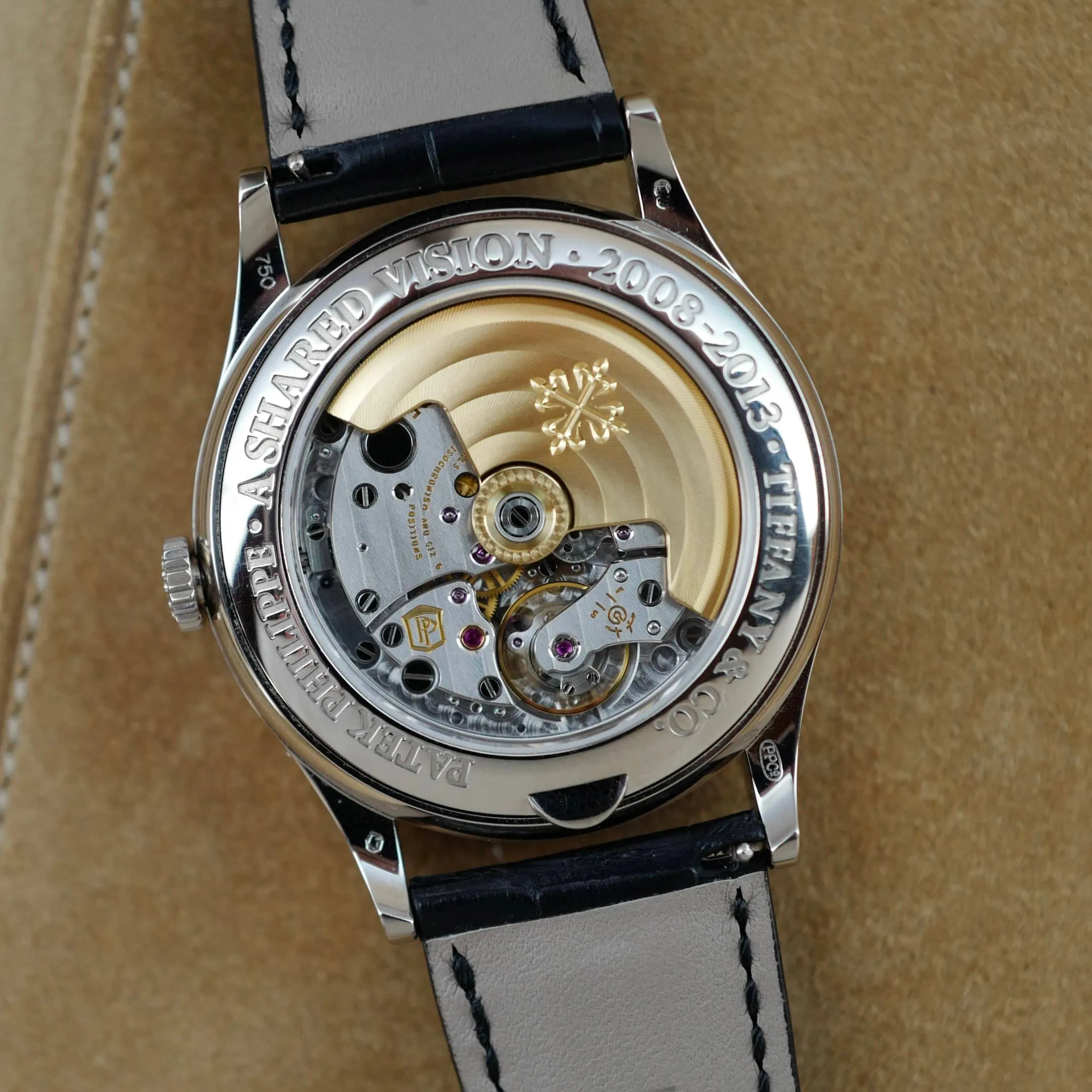 Patek Philippe White Gold Annual Calendar Tiffany & Co Watch. Ref. 5396G-012