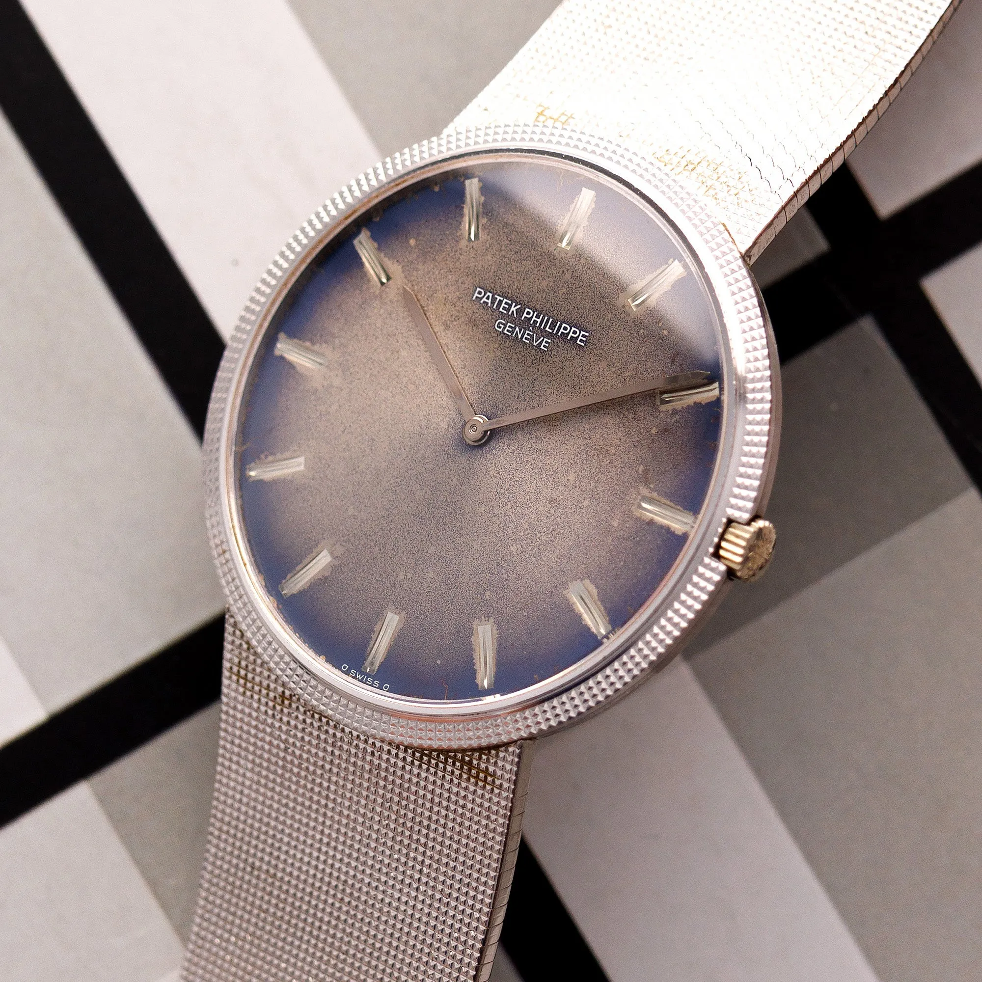 Patek Philippe White Gold Calatrava Ref. 3588 with Tropical Dial