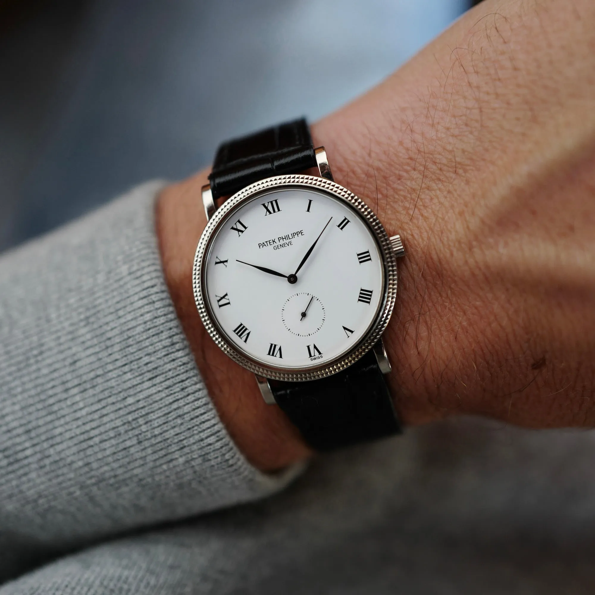 Patek Philippe White Gold Calatrava Watch Ref. 3919