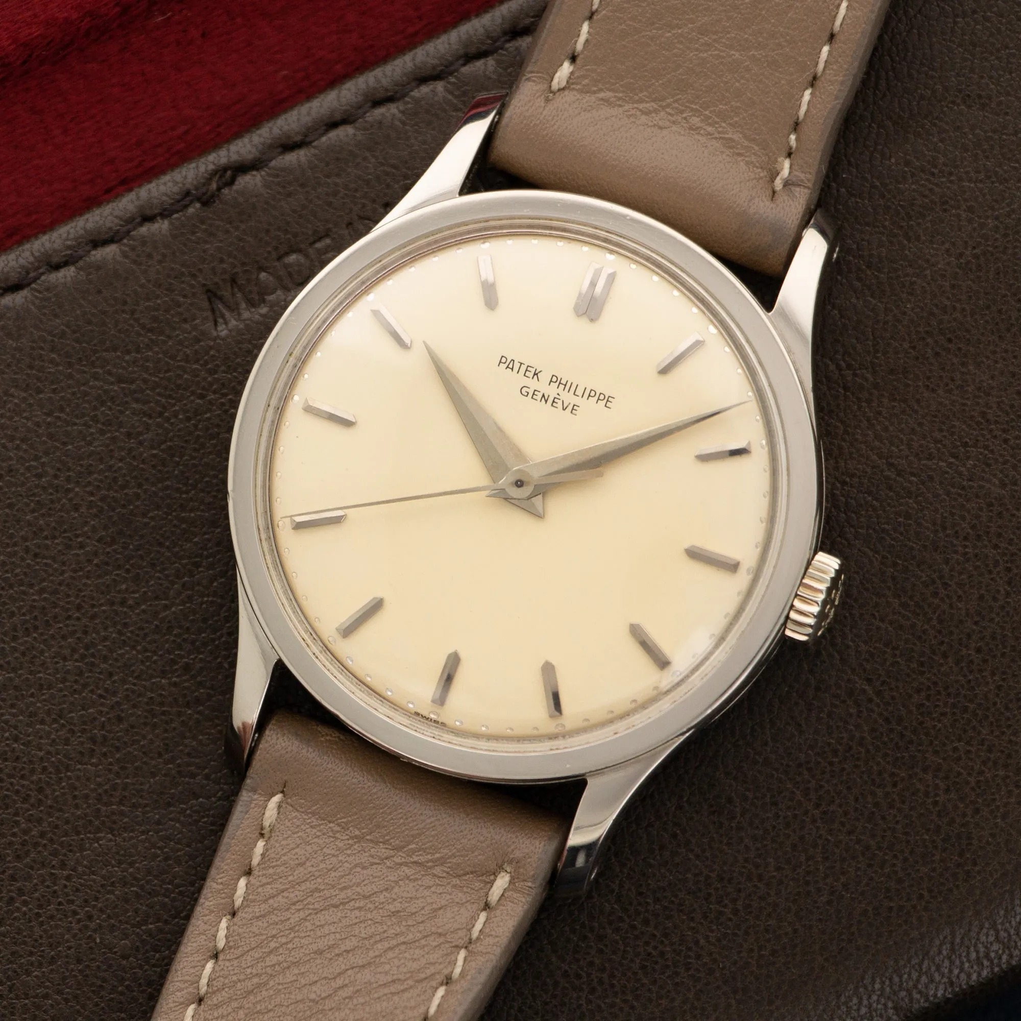 Patek Philippe White Gold Calatrava Watch Ref. 570
