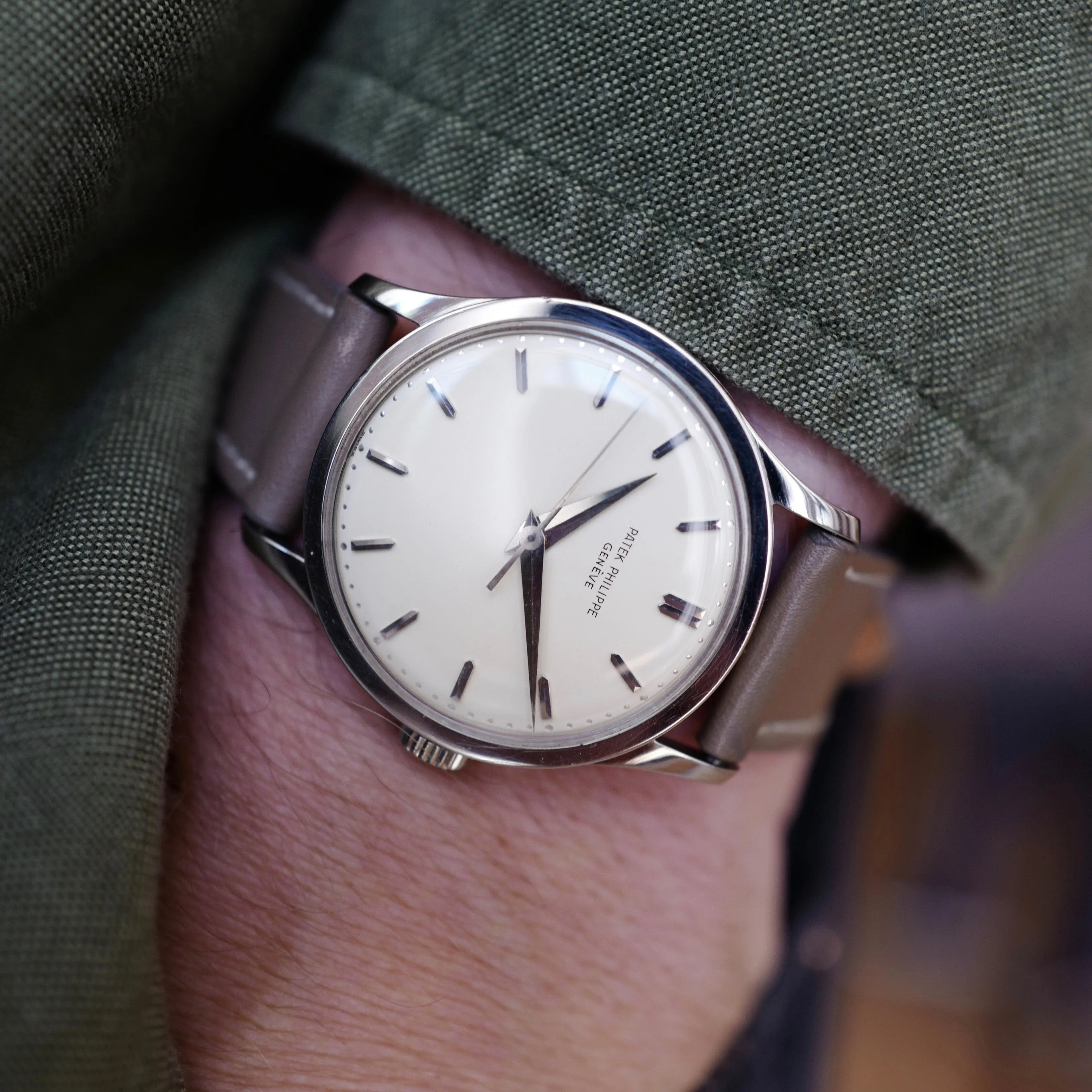 Patek Philippe White Gold Calatrava Watch Ref. 570