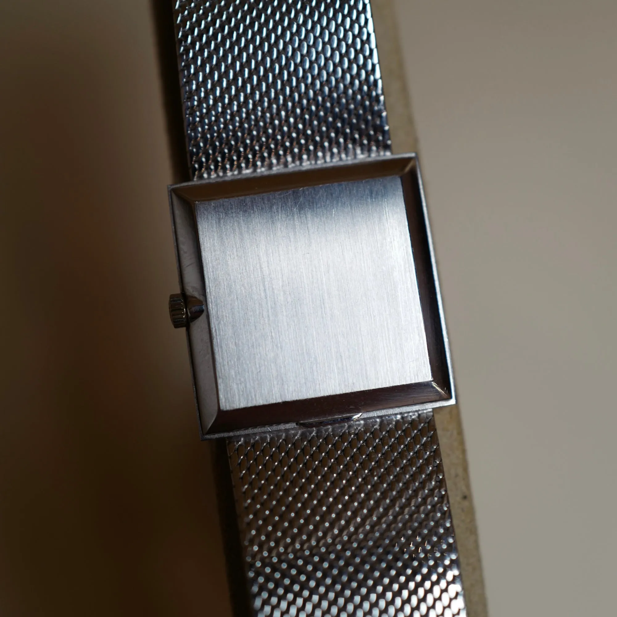 Patek Philippe White Gold Gondolo Ref. 3571 with Textured Blue Dial and JPE Bracelet