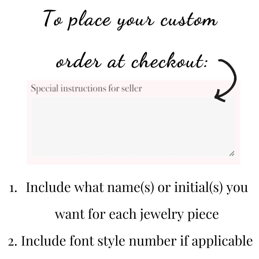 Personalized Round Monogram Stud Earrings
