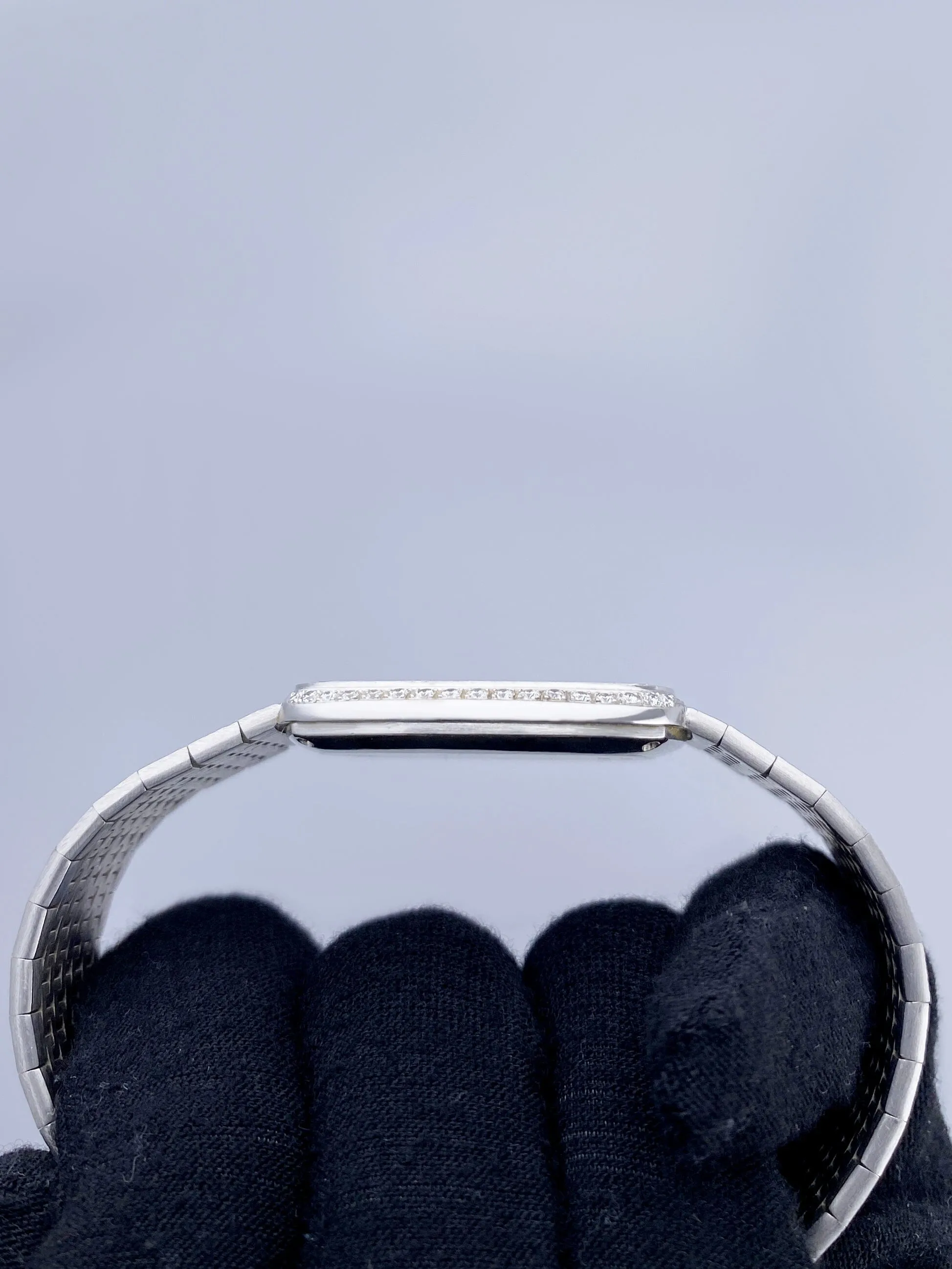 Piaget 9765 A6 Pave Dial 18K White Gold Ladies Watch
