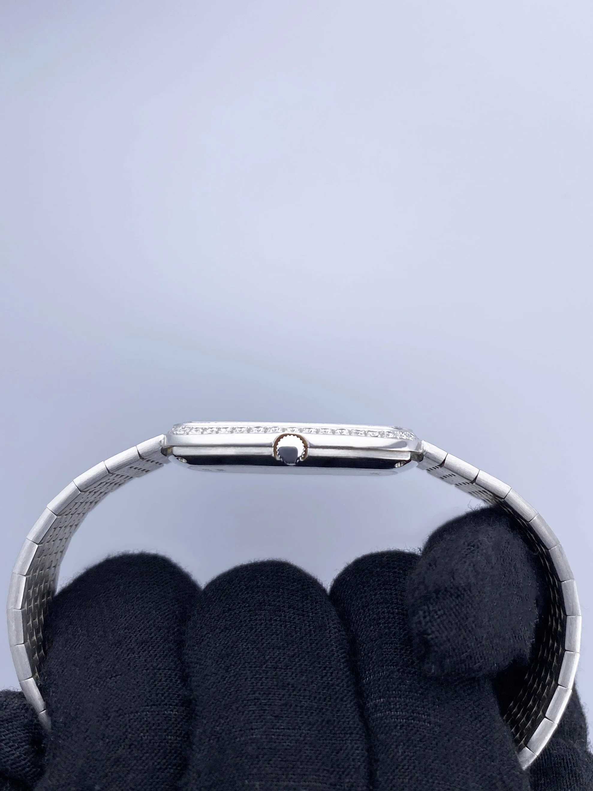 Piaget 9765 A6 Pave Dial 18K White Gold Ladies Watch
