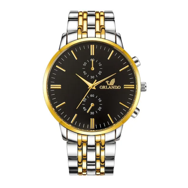Quartz  Business  Gentlemen Casual men's Wristwatch