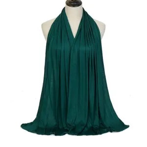 "Soft and Comfortable Modal Cotton Jersey Hijab Scarf for Women - Perfect for Everyday Wear"