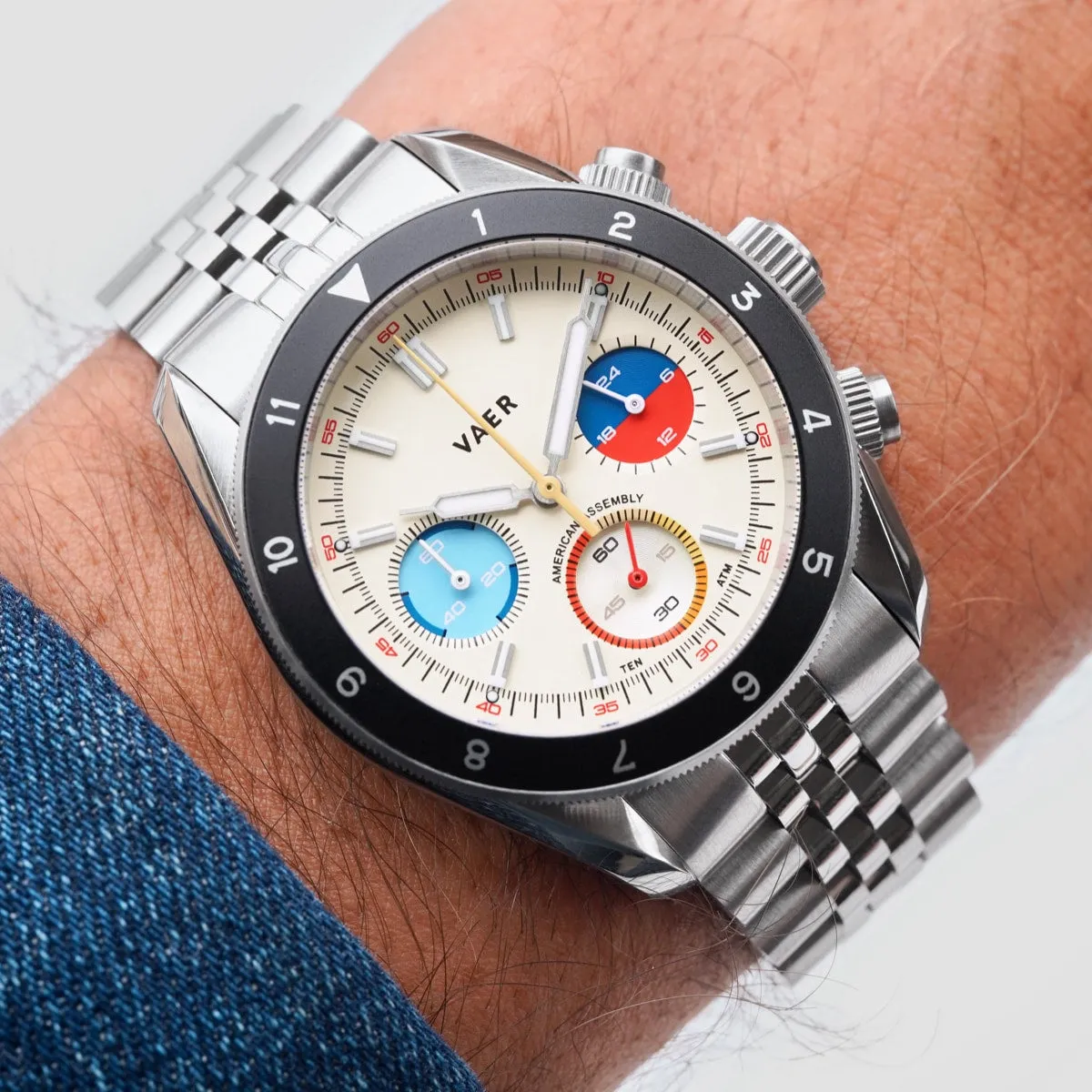 R1 USA Oceanracer Chronograph - Cream 42mm