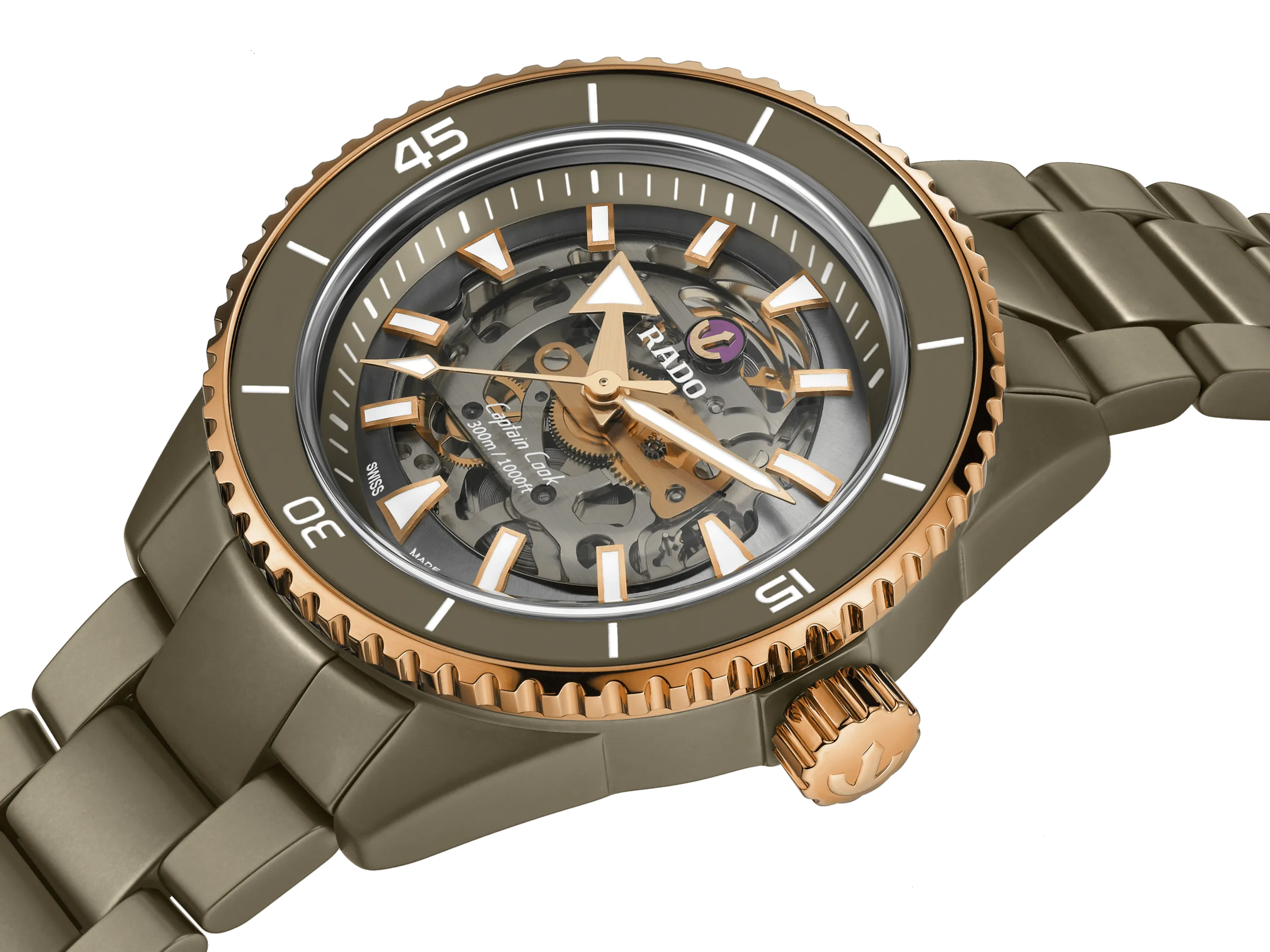 RADO Captain Cook High-Tech Ceramic Skeleton Men's Watch R32150162