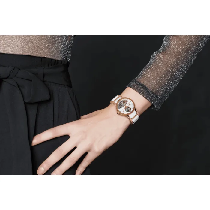 Rado Centrix Open Heart Mother Of Pearl Dial Automatic Women's Watch R30248902
