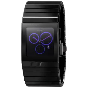 Rado Ceramica Chronograph Black Dial Men's Watch R21714182
