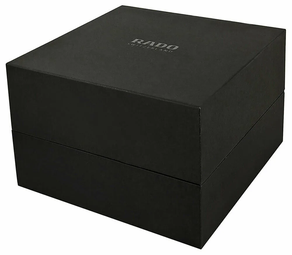 Rado DiaMaster Grande Seconde High-Tech Ceramic Black Dial Date Automatic Mens Watch R14127152