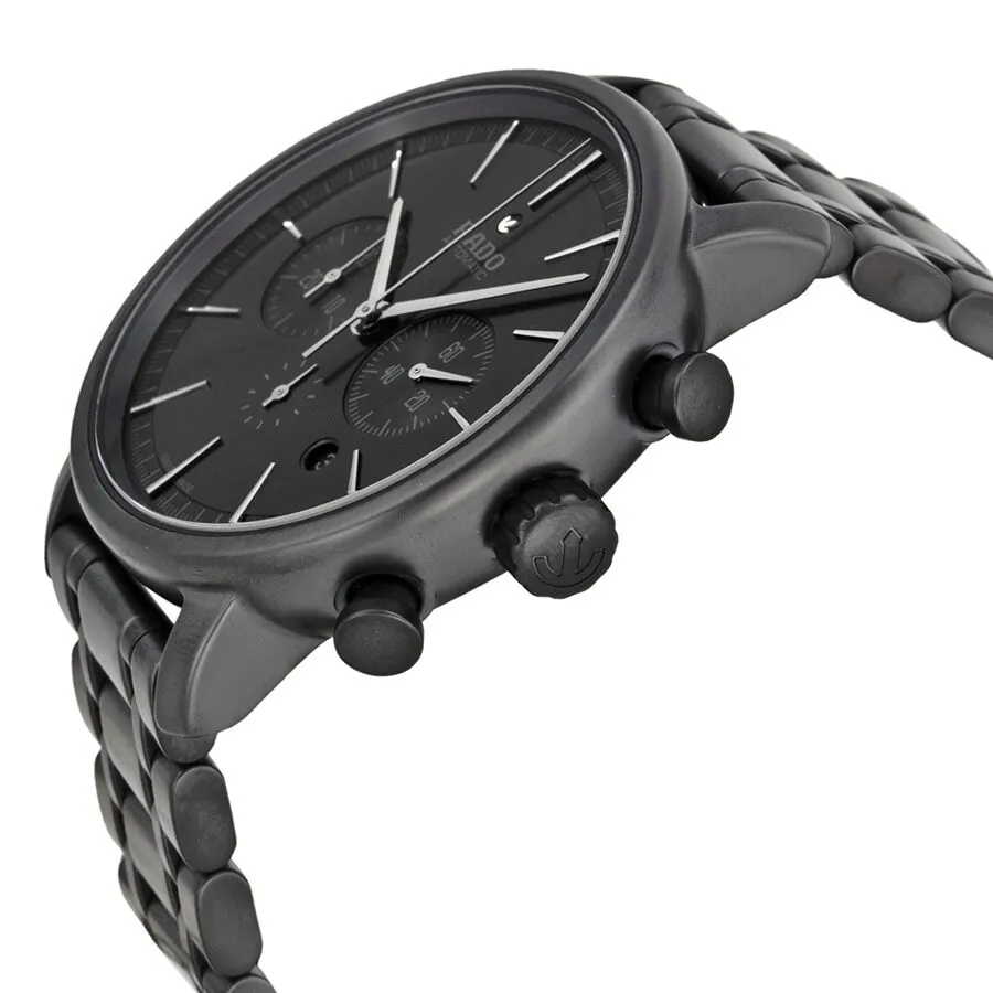 Rado DiaMaster XXL Automatic Chronograph Black Dial Black Ceramic Men's Watch R14090192