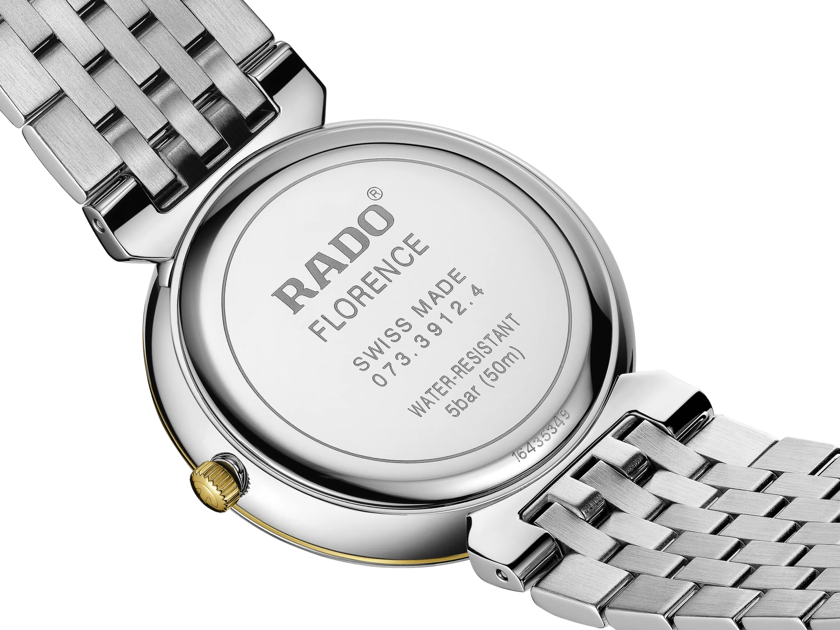 RADO Florence Classic 12 Diamonds 38mm Gold-Silver Men's Watch R48912743
