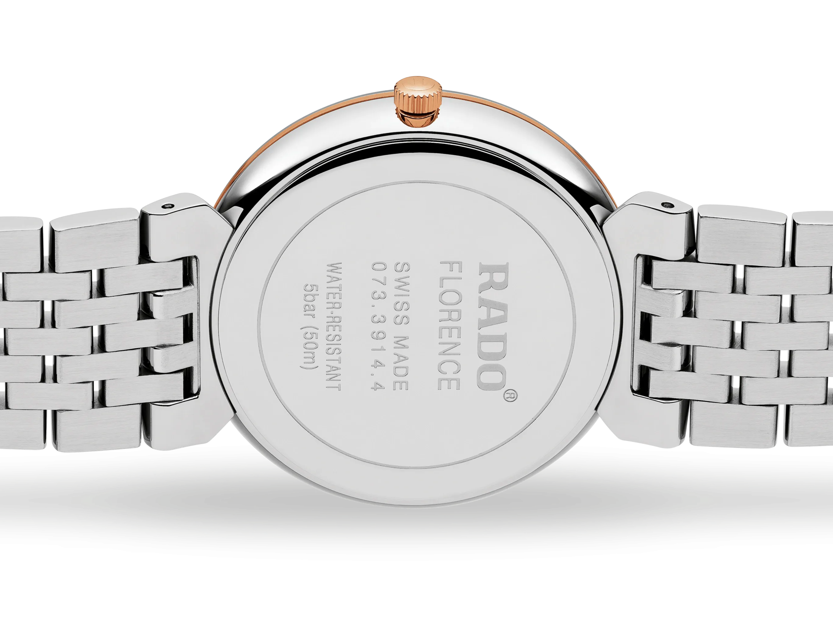 RADO Florence Classic Diamonds 38mm Rose Gold-Silver Men's Watch R48912723