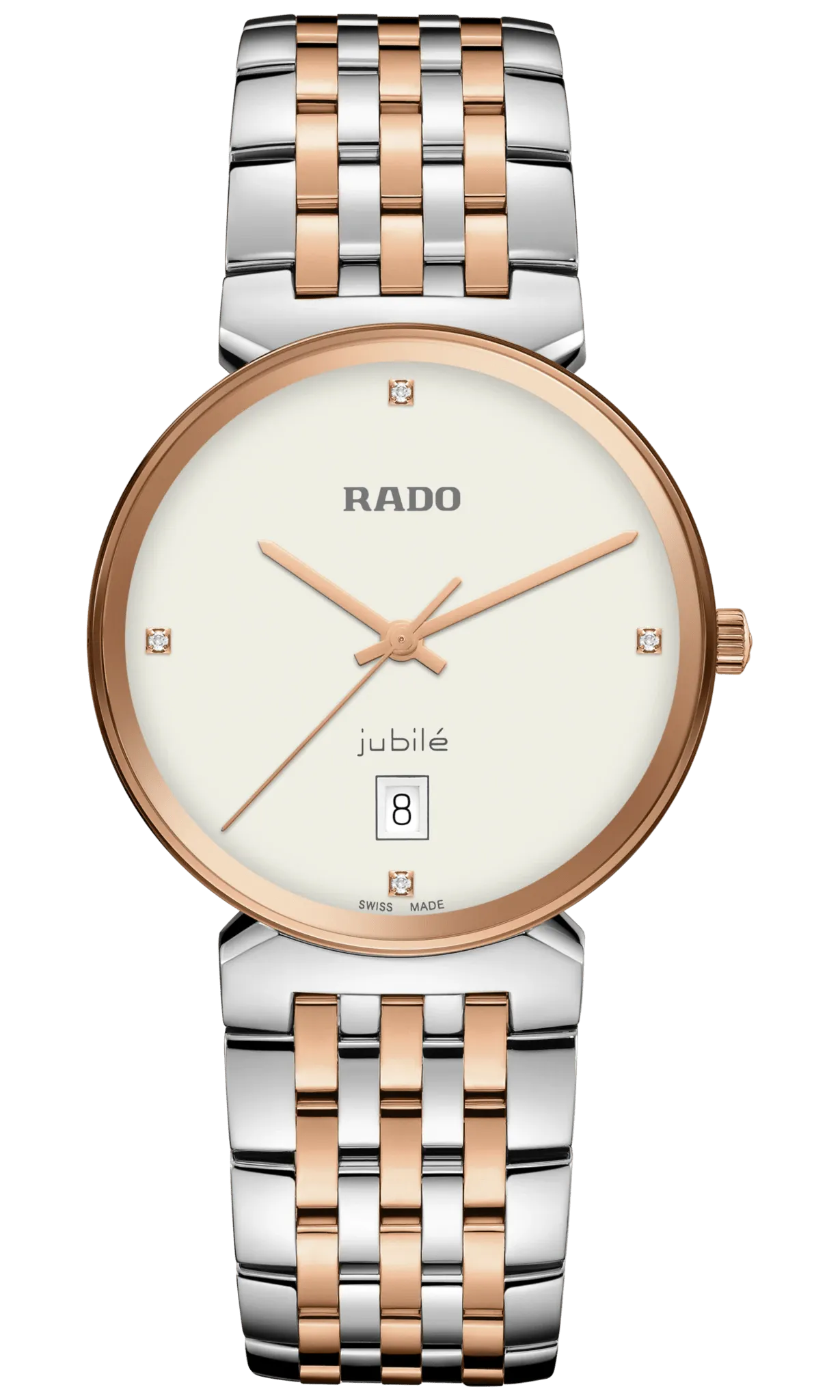 RADO Florence Classic Diamonds 38mm Rose Gold-Silver Men's Watch R48912723