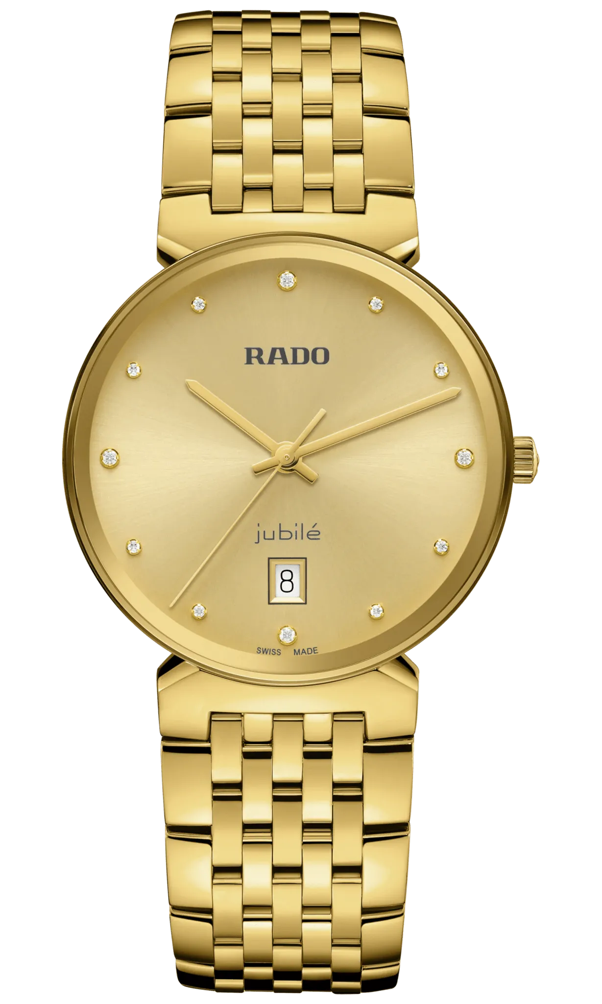 RADO Florence Diamonds 38mm Yellow Gold PVD Men's Watch R48914713