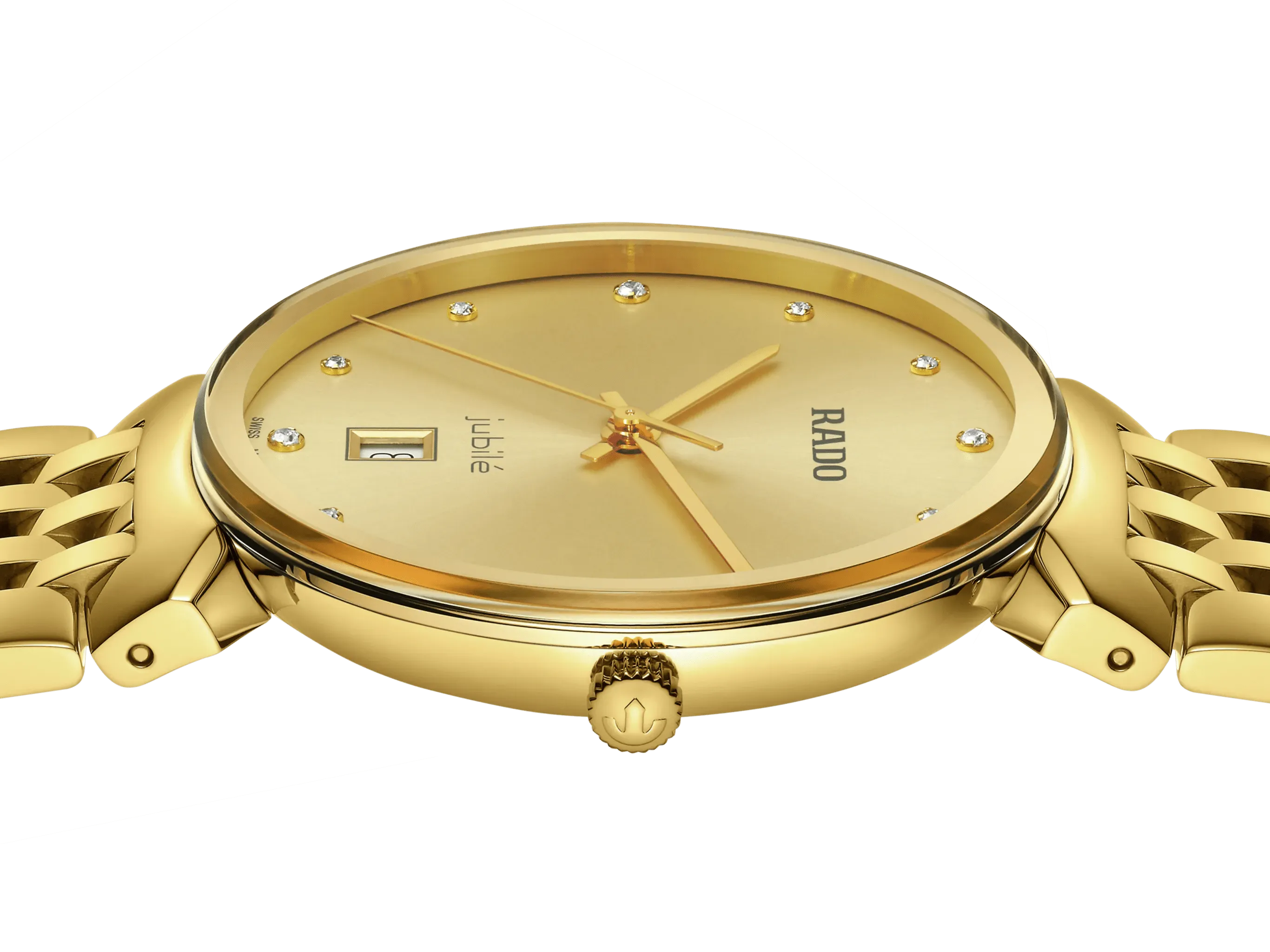 RADO Florence Diamonds 38mm Yellow Gold PVD Men's Watch R48914713