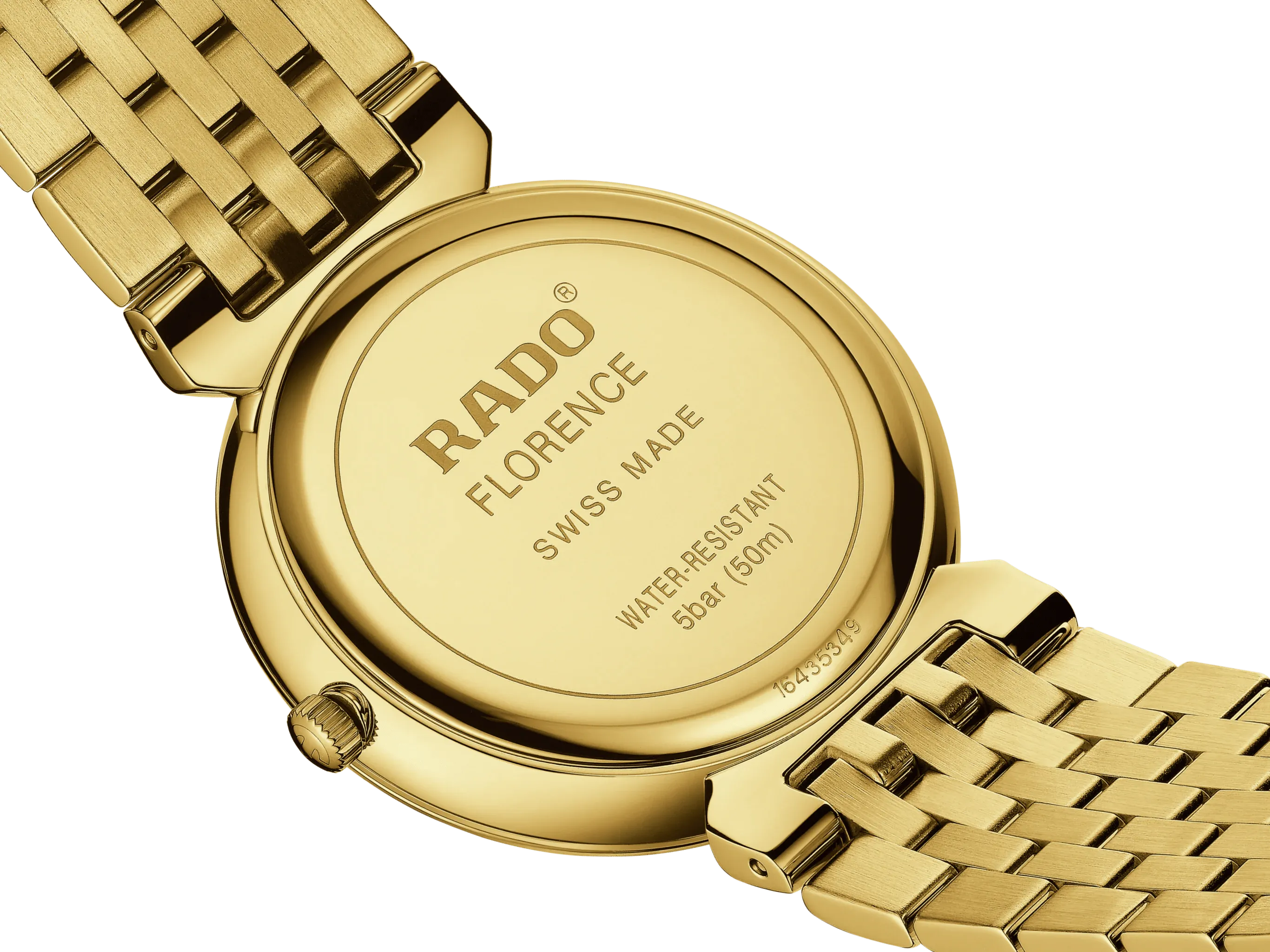 RADO Florence Diamonds 38mm Yellow Gold PVD Men's Watch R48914713