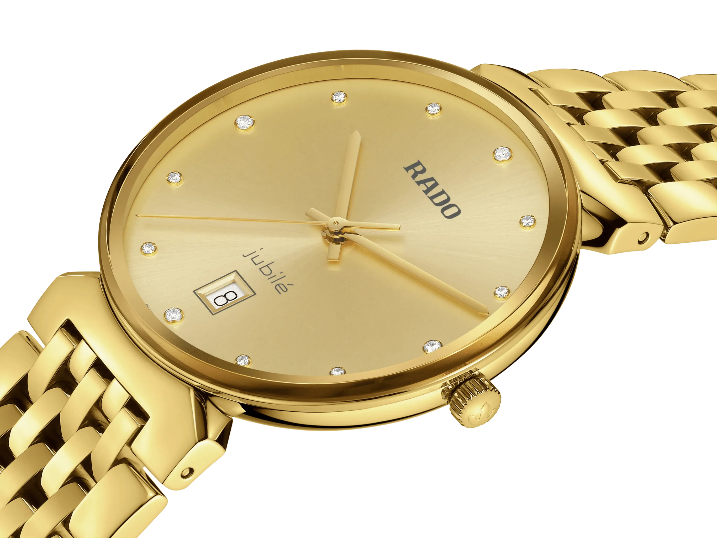 RADO Florence Diamonds 38mm Yellow Gold PVD Men's Watch R48914713